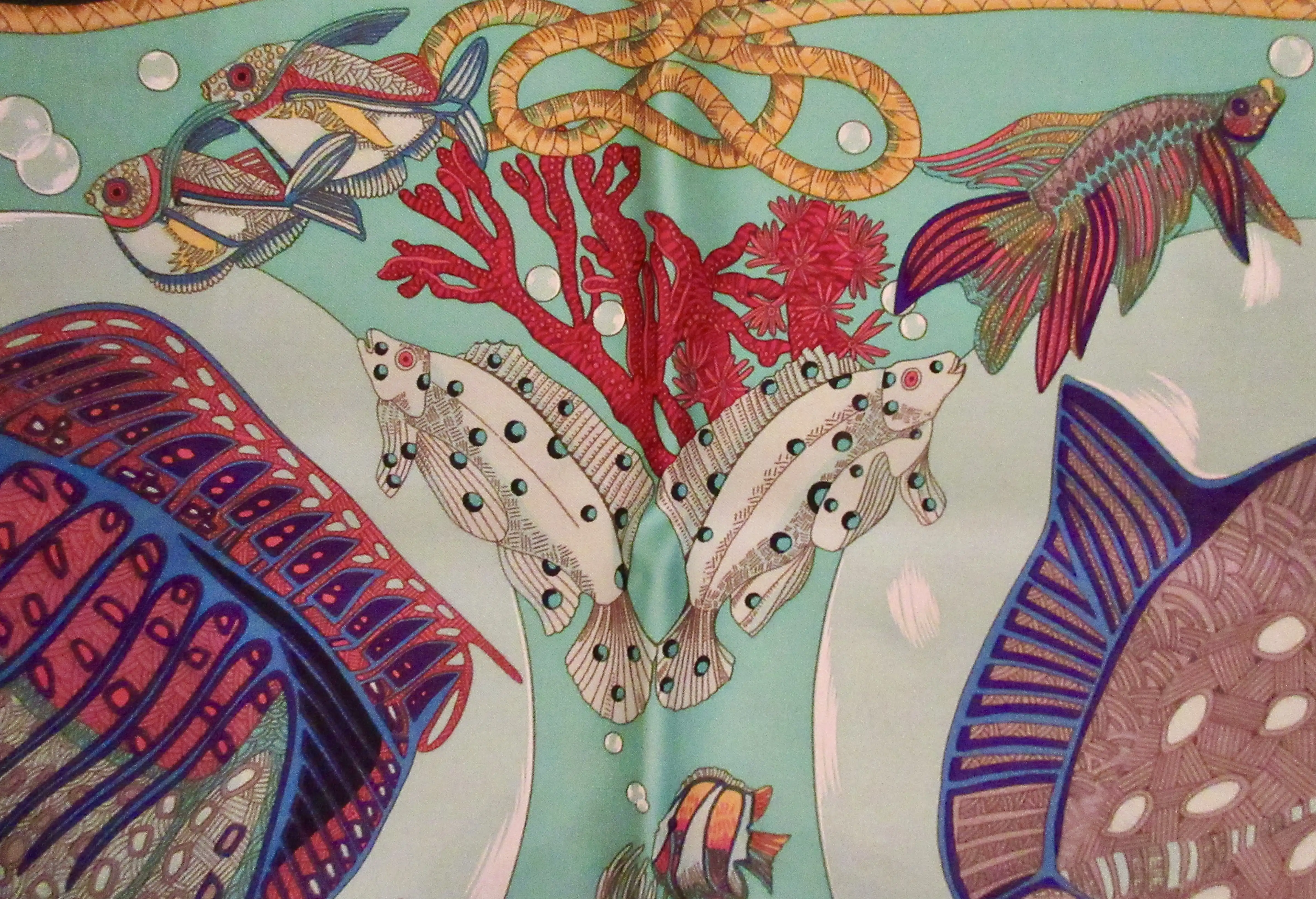 Hermes Grands Fonds Scarf in Box 9 Hermes Grands Fonds Scarf in Box
