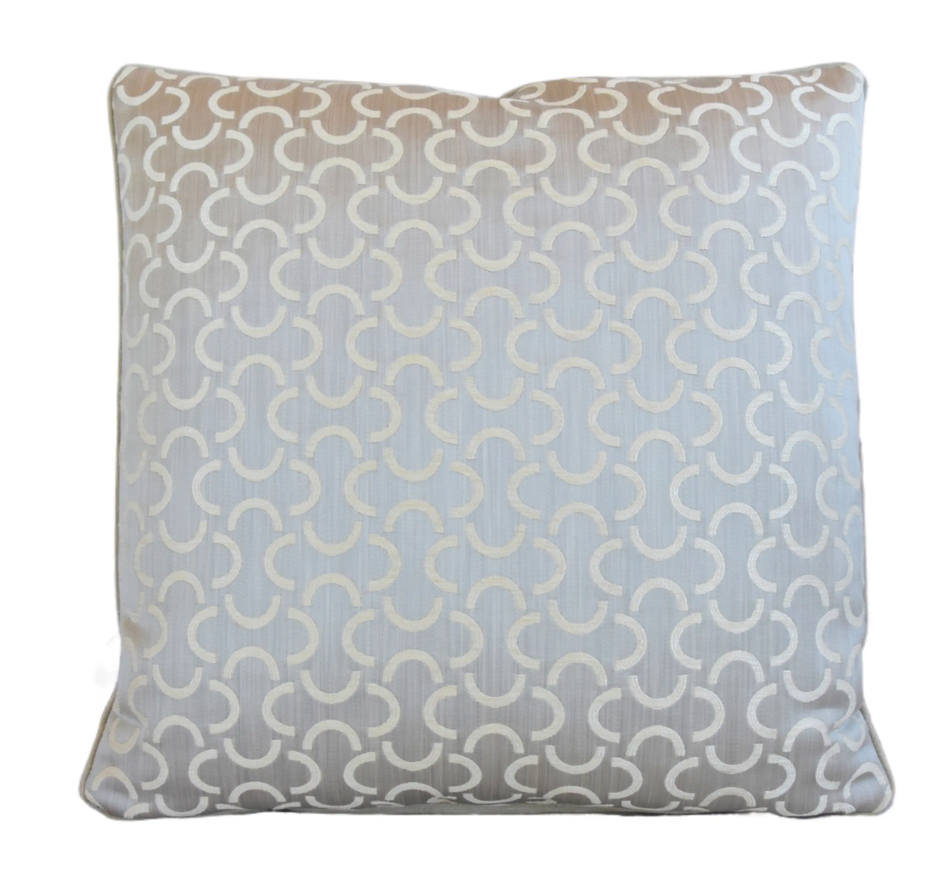Geometric Modern Jacquard M????????lange Pillow 2 Geometric Modern Jacquard M????????lange Pillow