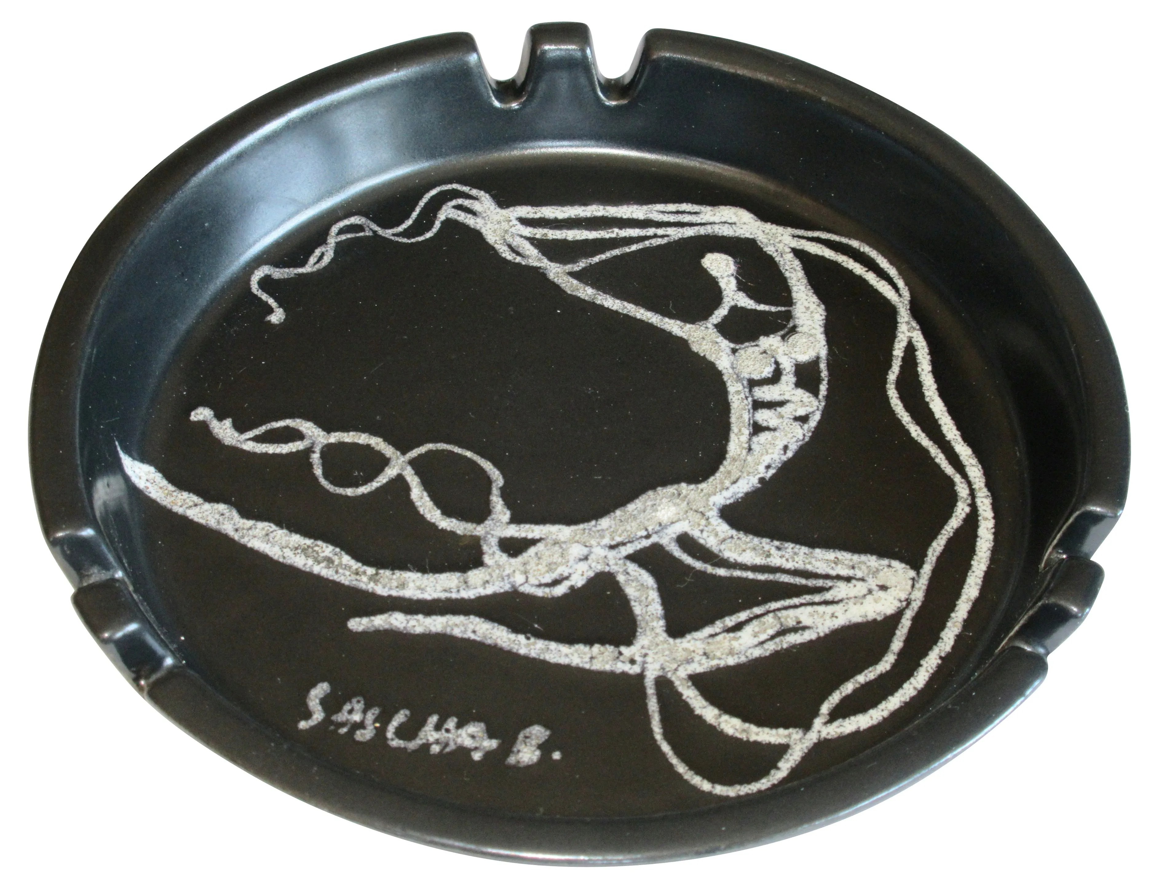 Sascha Brastoff Dancer Ashtray 2 Sascha Brastoff Dancer Ashtray