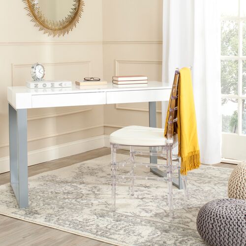 Kenneth Desk, White 4 Kenneth Desk, White