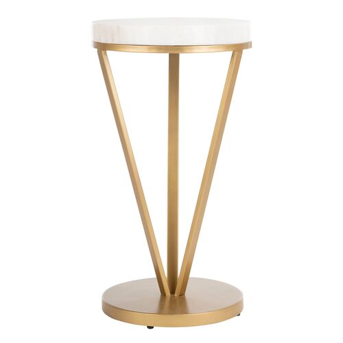 Jade Side Table, White 1 Jade Side Table, White