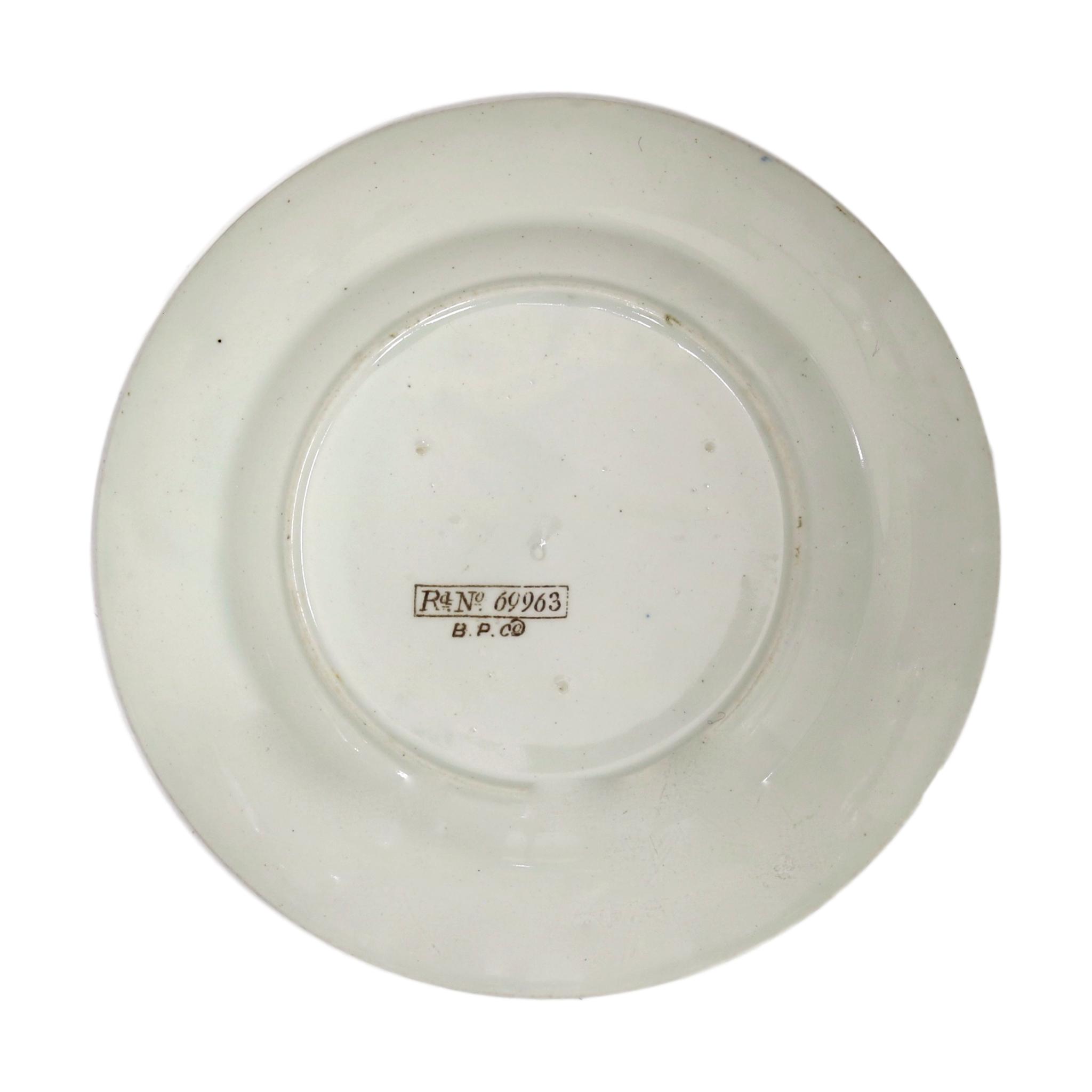 19th-C. Robinson Crusoe "ABC" Plates S/3 2 19th-C. Robinson Crusoe "ABC" Plates S/3