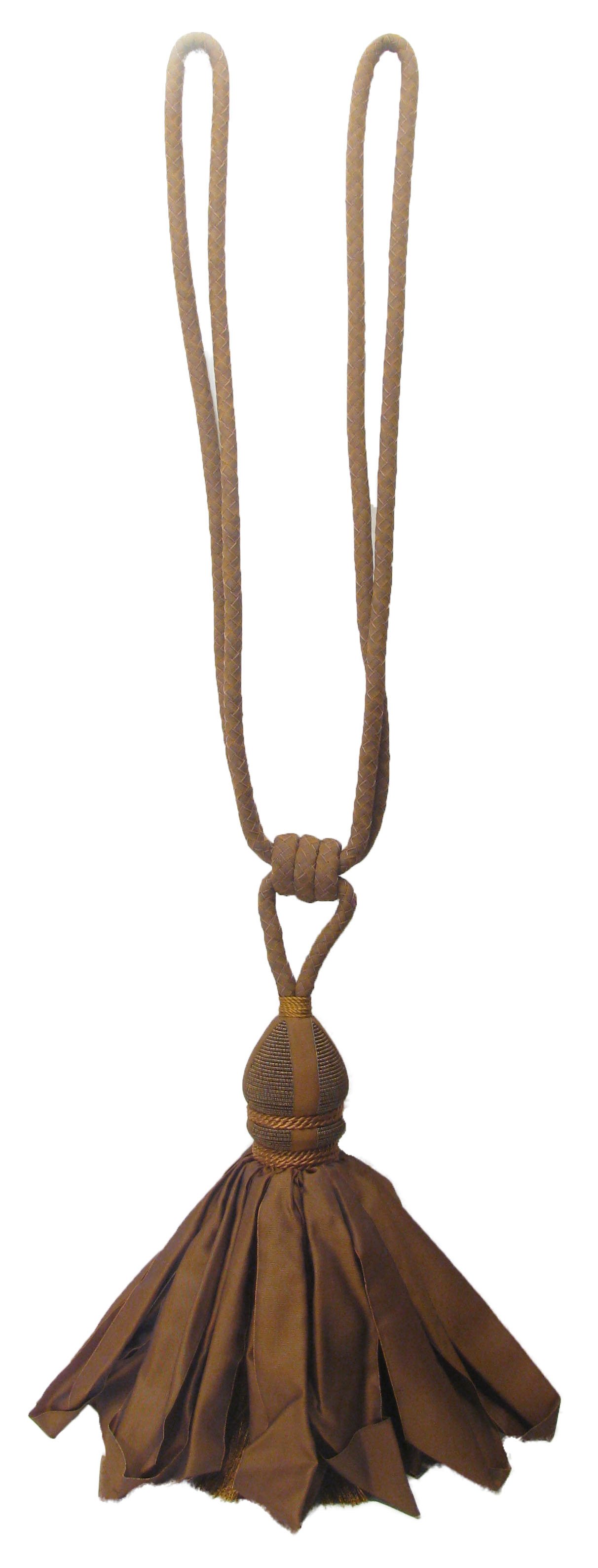 Copper Tieback w/ Ballgown Tassel, Pair 5 Copper Tieback w/ Ballgown Tassel, Pair