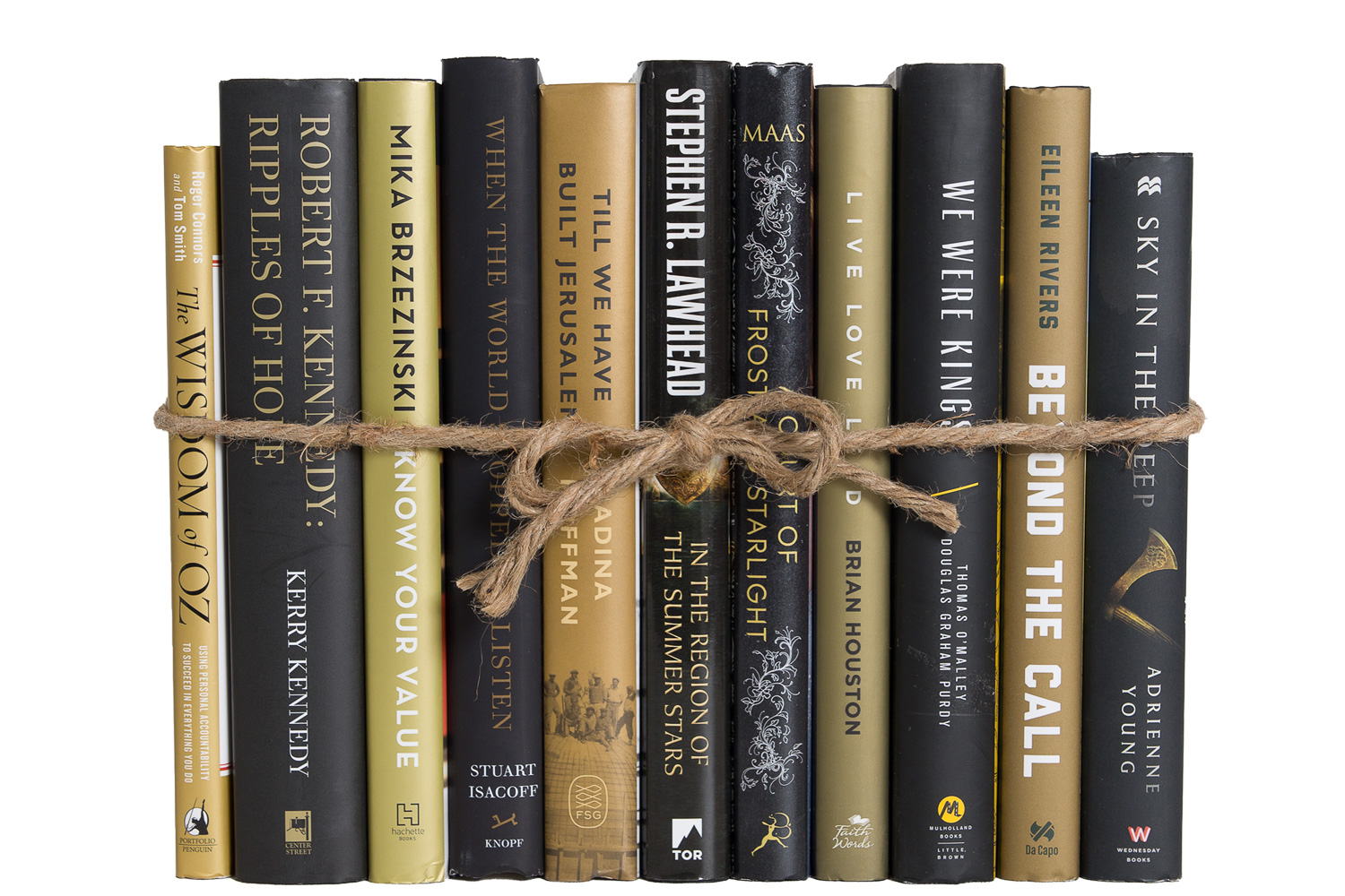 1-Foot Modern Book Bundle, Gilded Onyx