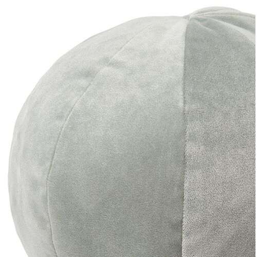 Emma 11x11 Ball Pillow, Mineral Velvet 3 Emma 11x11 Ball Pillow, Mineral Velvet