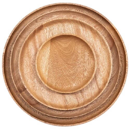 Chechen Wood Design, Rosa Morada Wooden Base Platter 1 Chechen Wood Design, Rosa Morada Wooden Base Platter