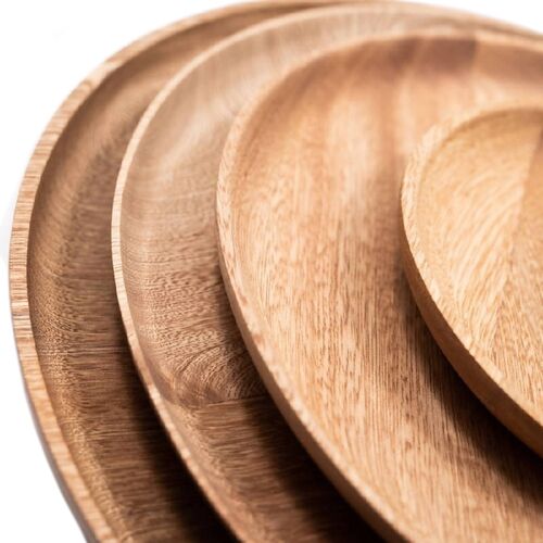 Chechen Wood Design, Rosa Morada Wooden Base Platter 3 Chechen Wood Design, Rosa Morada Wooden Base Platter