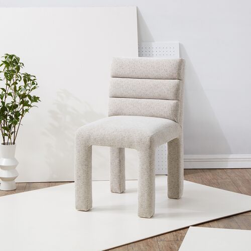 Maelis Tufted Dining Chair, Chenille 3 Maelis Tufted Dining Chair, Chenille