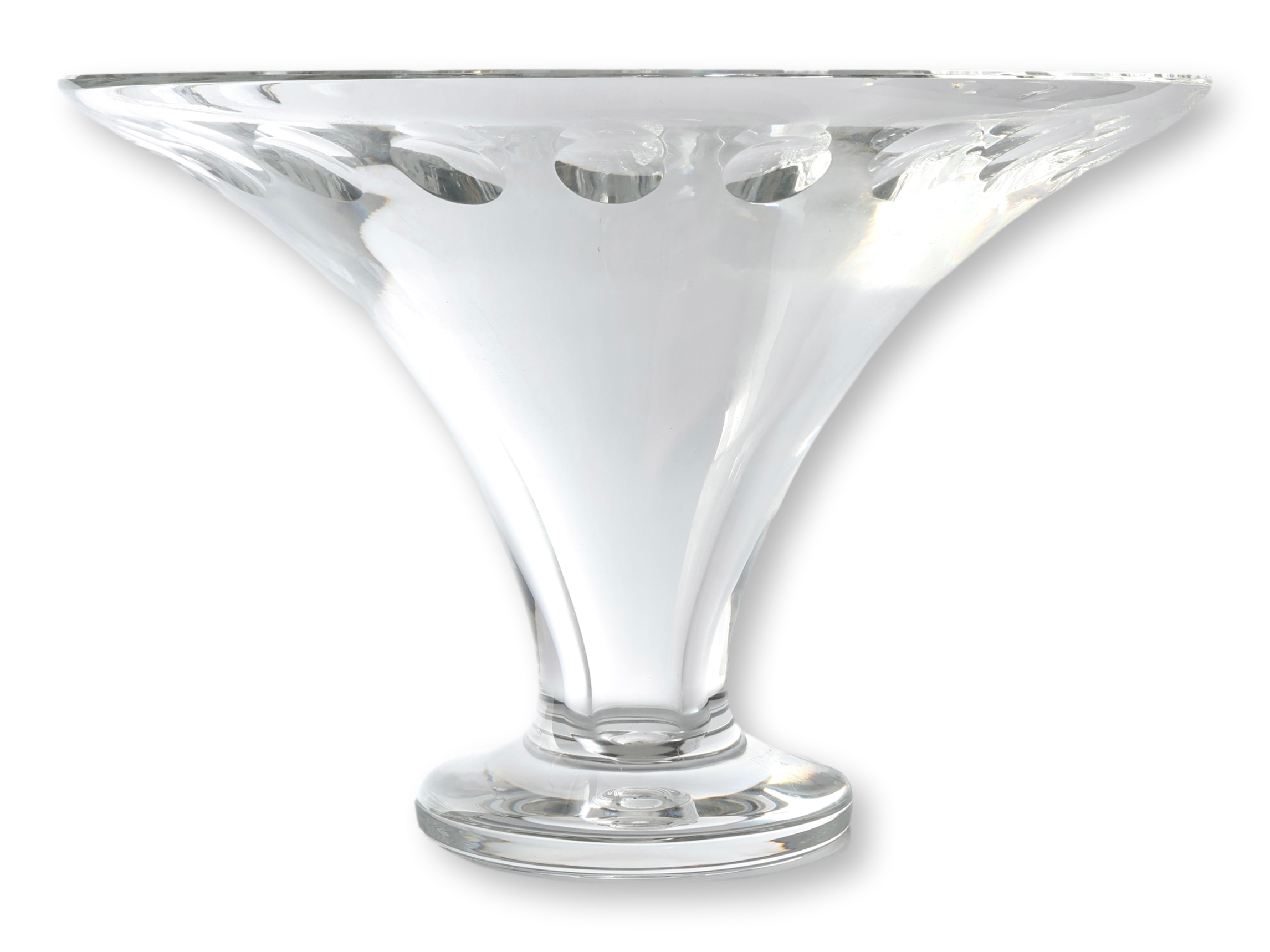 Large Heavy Waterfod Centerpiece Vase 1 Large Heavy Waterfod Centerpiece Vase