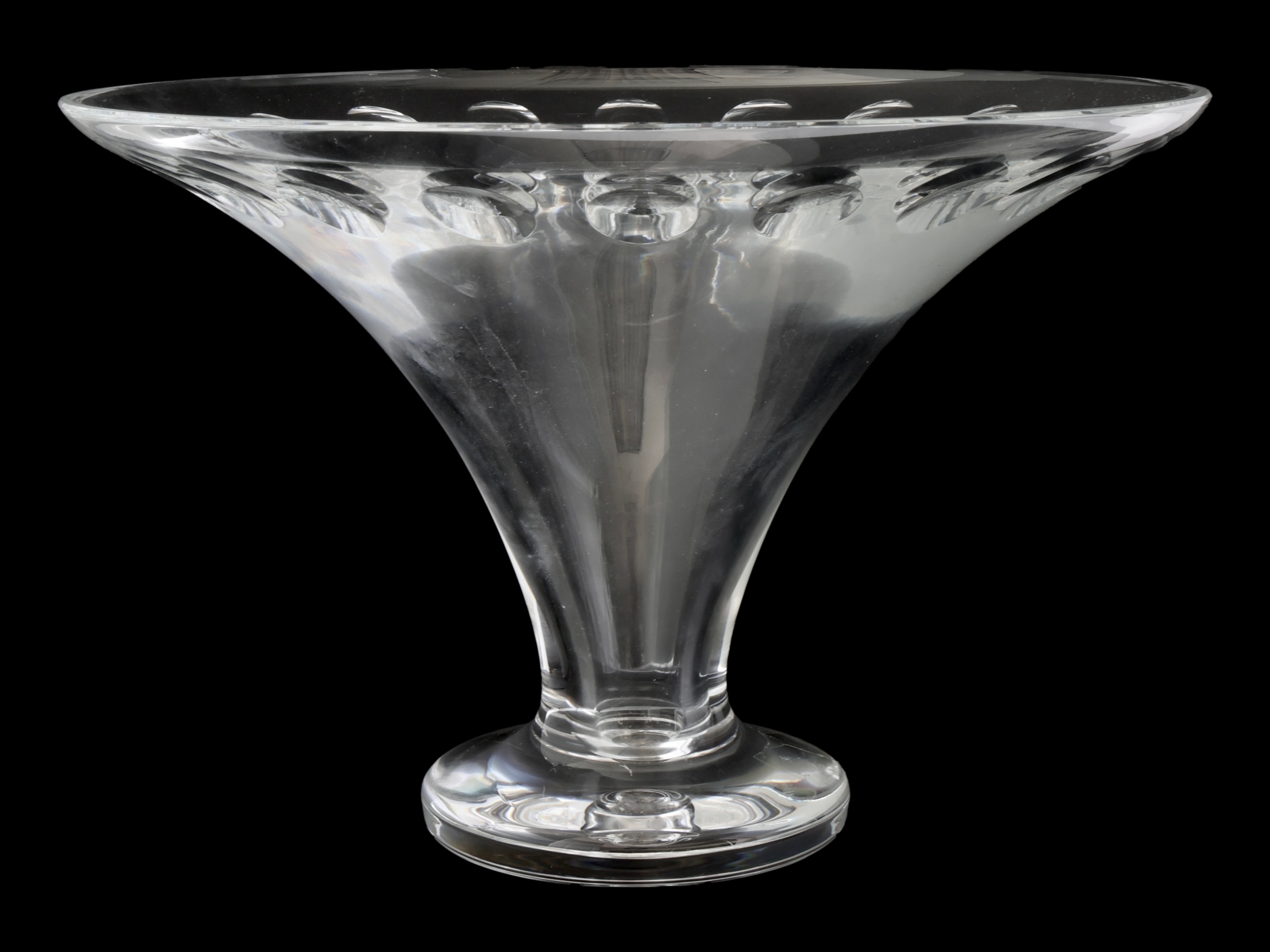 Large Heavy Waterfod Centerpiece Vase 2 Large Heavy Waterfod Centerpiece Vase