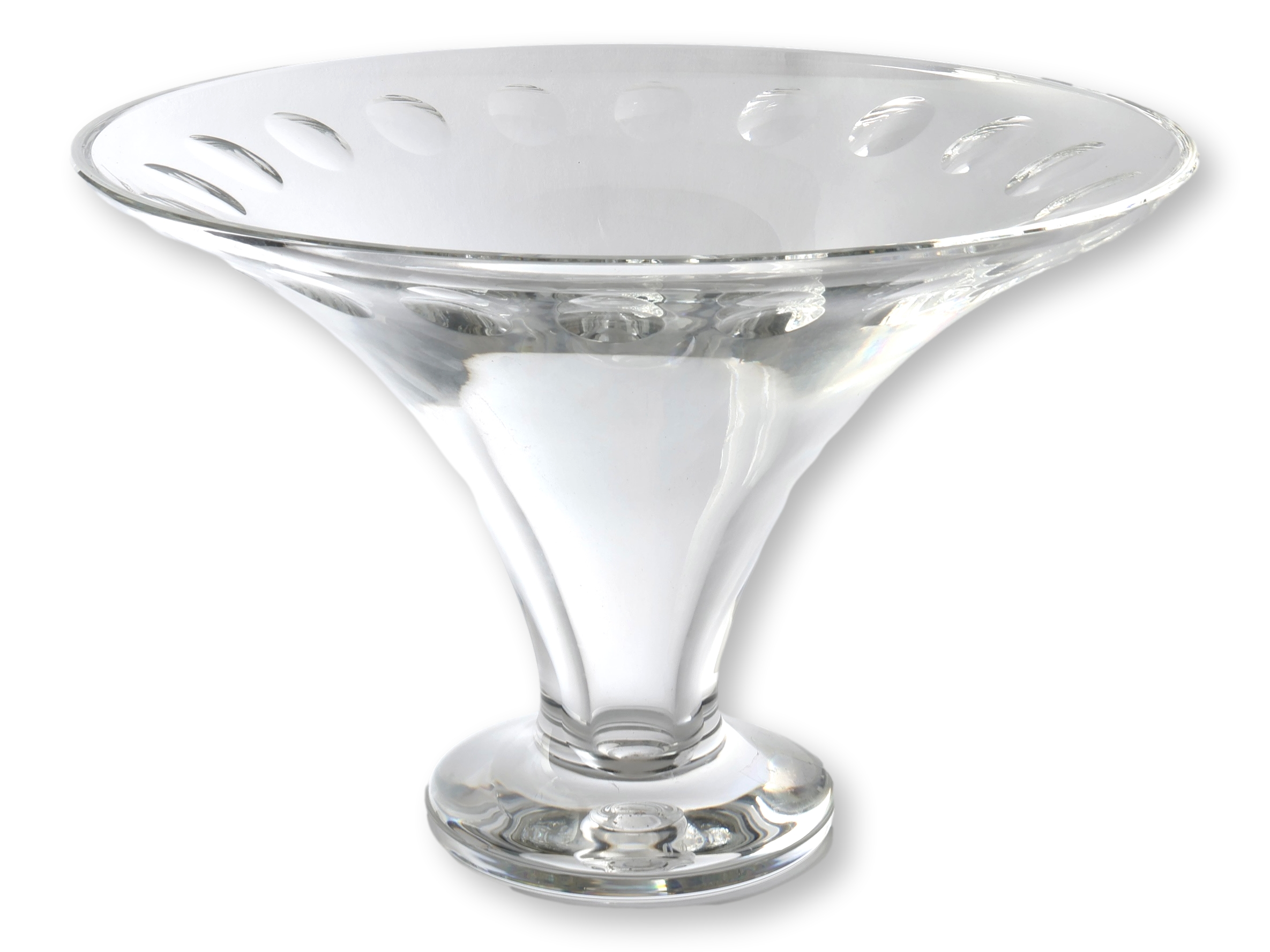 Large Heavy Waterfod Centerpiece Vase 3 Large Heavy Waterfod Centerpiece Vase