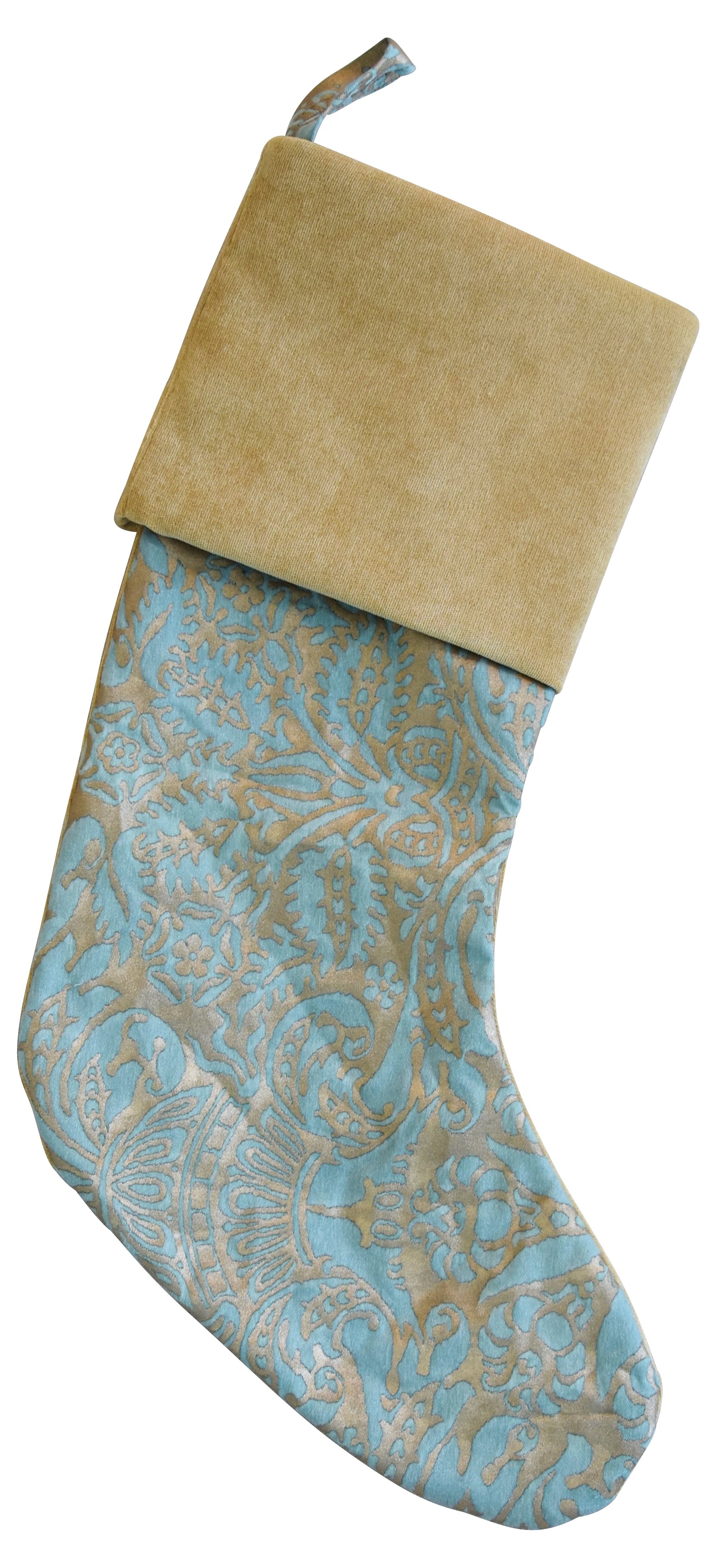 Italian Fortuny Christmas Stocking
