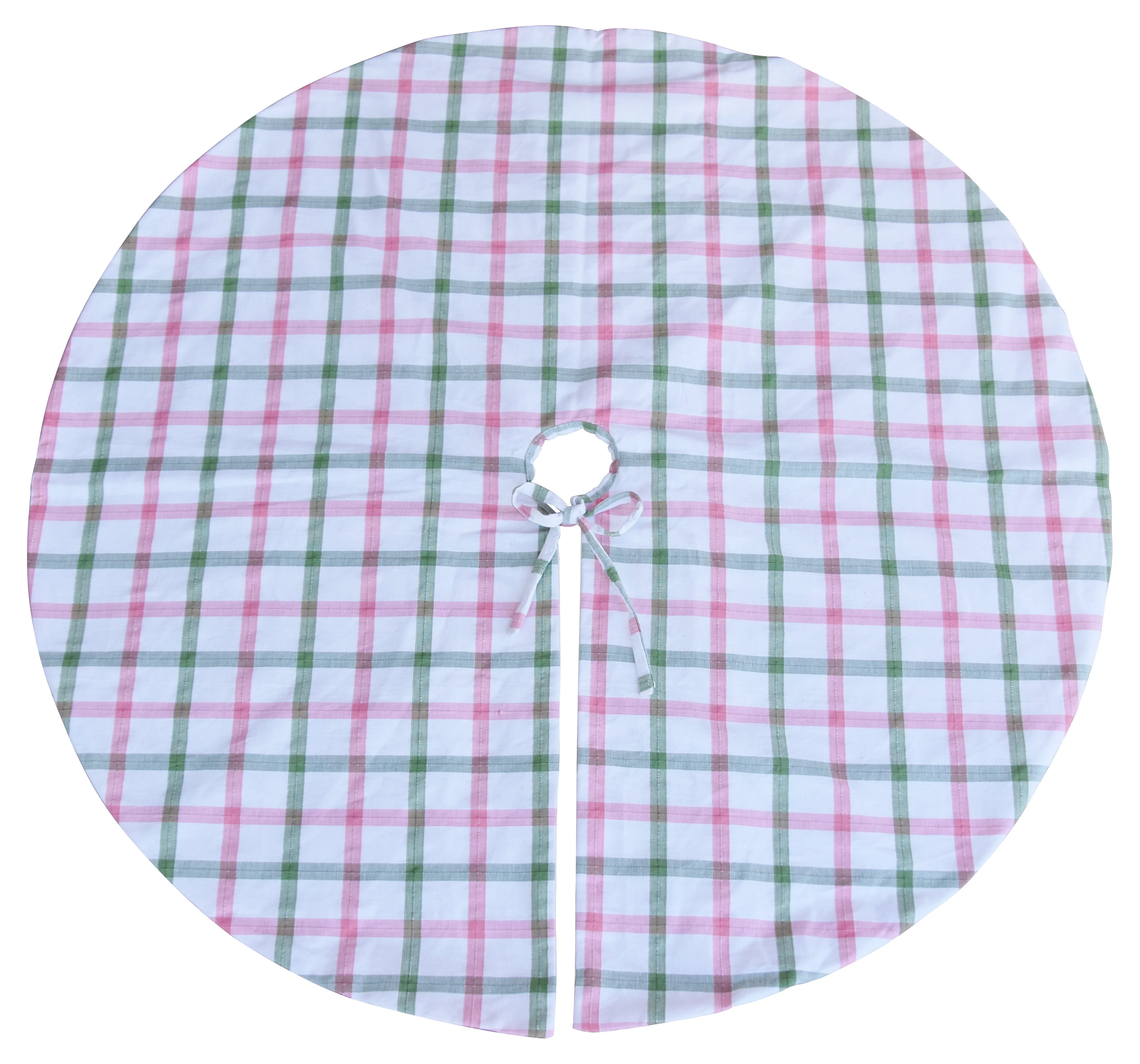 53" English Plaid Tree Skirt 1 53" English Plaid Tree Skirt