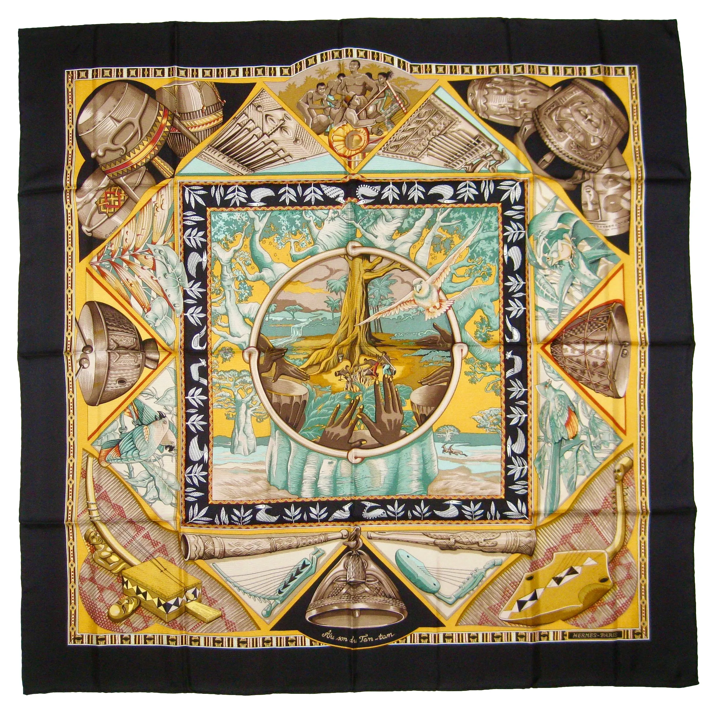 Herm??????s Au Son Du Tam-Tam Scarf