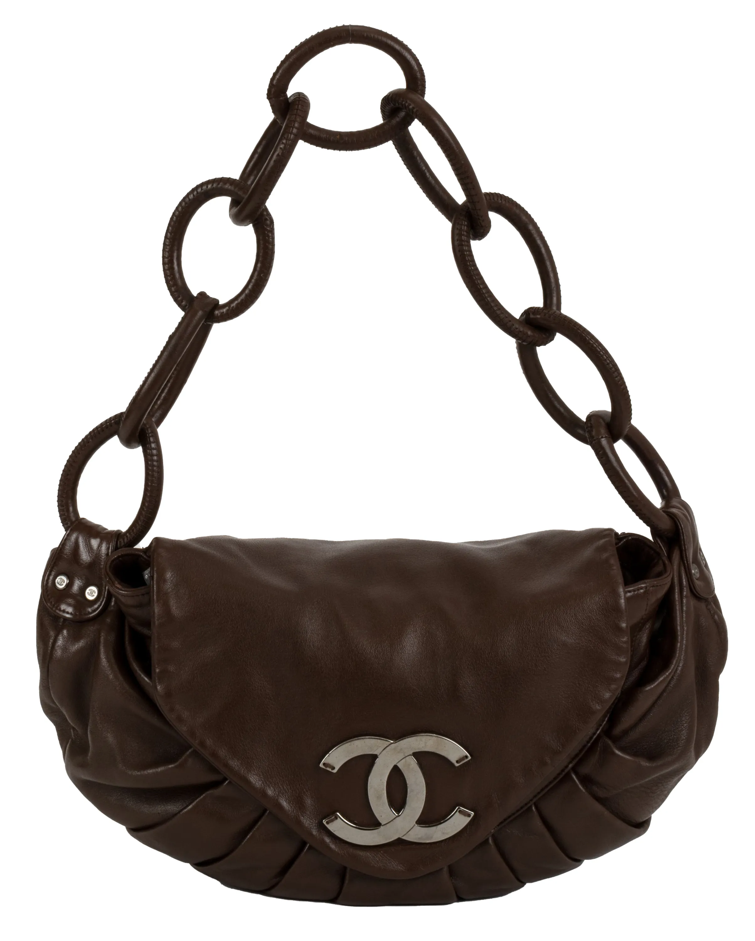 Chanel Chocolate Croissant Shoulder Tote 1 Chanel Chocolate Croissant Shoulder Tote