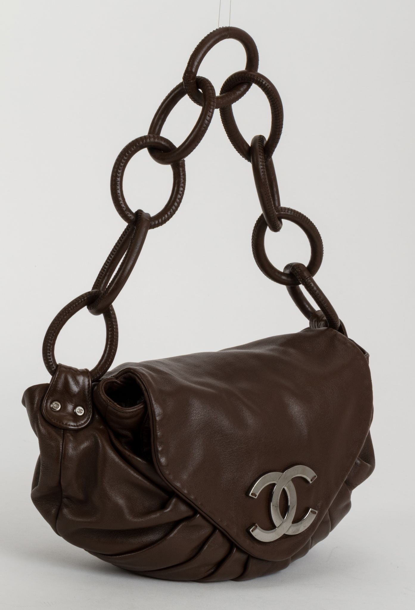 Chanel Chocolate Croissant Shoulder Tote 2 Chanel Chocolate Croissant Shoulder Tote