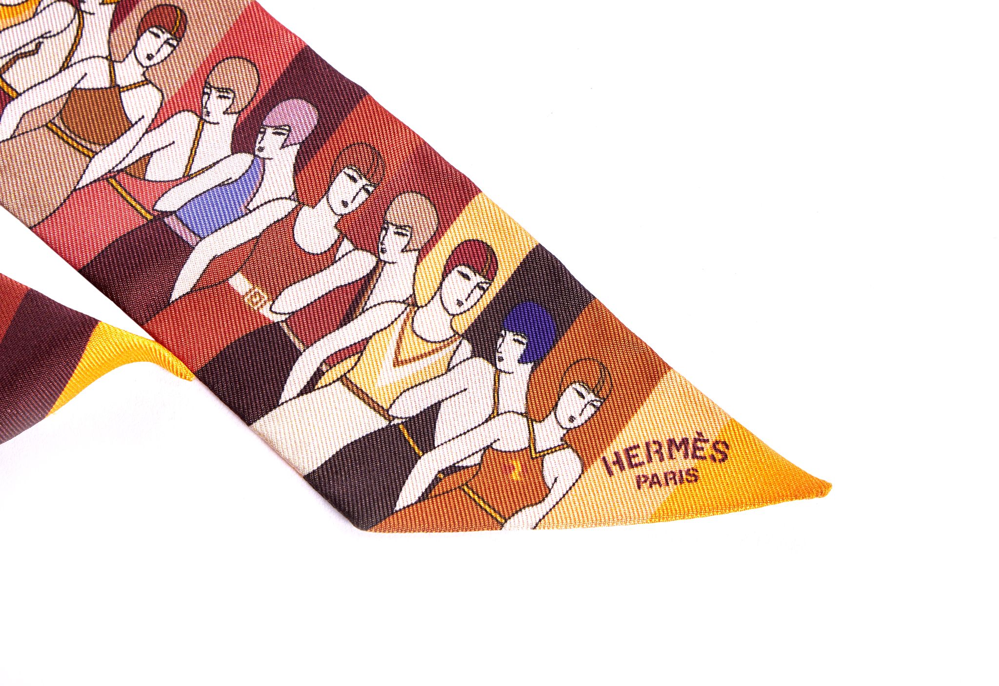 Herm¨¨s Syncronized Swimmer Silk Twilly 4 Herm¨¨s Syncronized Swimmer Silk Twilly