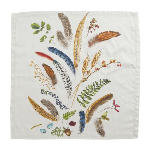 S/4 Forest Walk Napkins, Caf¨¦ Au Lait 3 S/4 Forest Walk Napkins, Caf¨¦ Au Lait