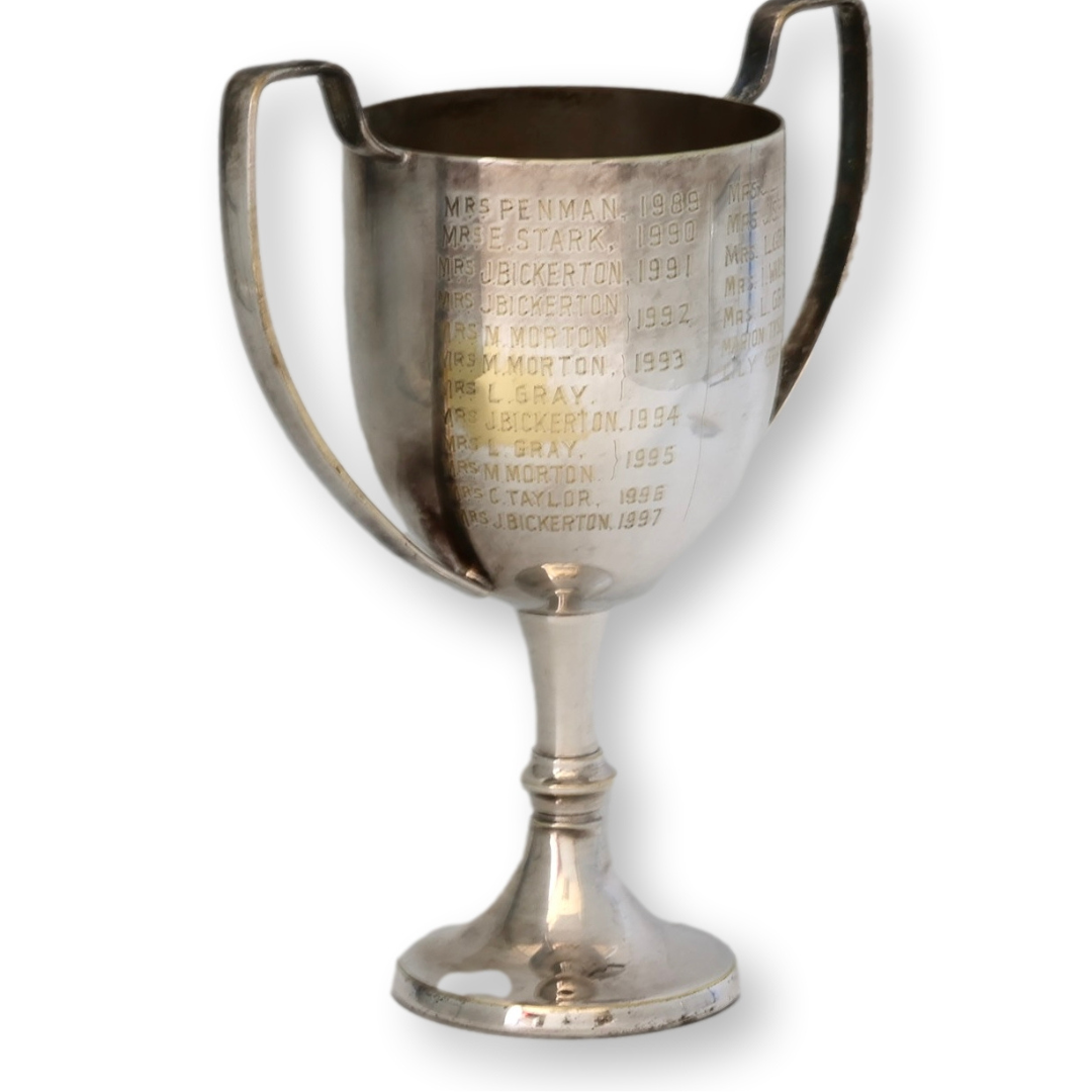 Silver-Plate Baking Trophy Cup 2 Silver-Plate Baking Trophy Cup