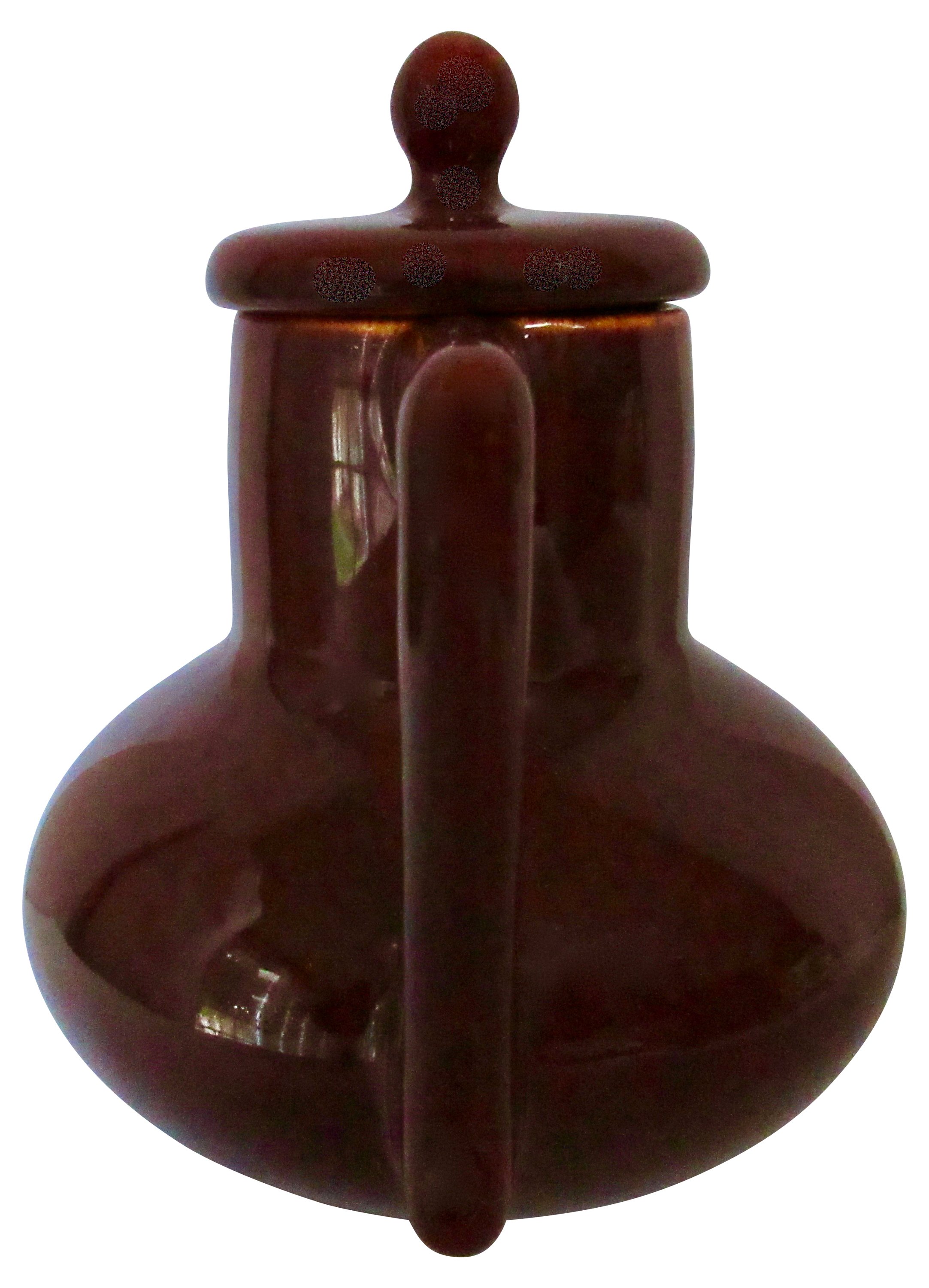 1930s California Pottery Jug with Lid 4 1930s California Pottery Jug with Lid