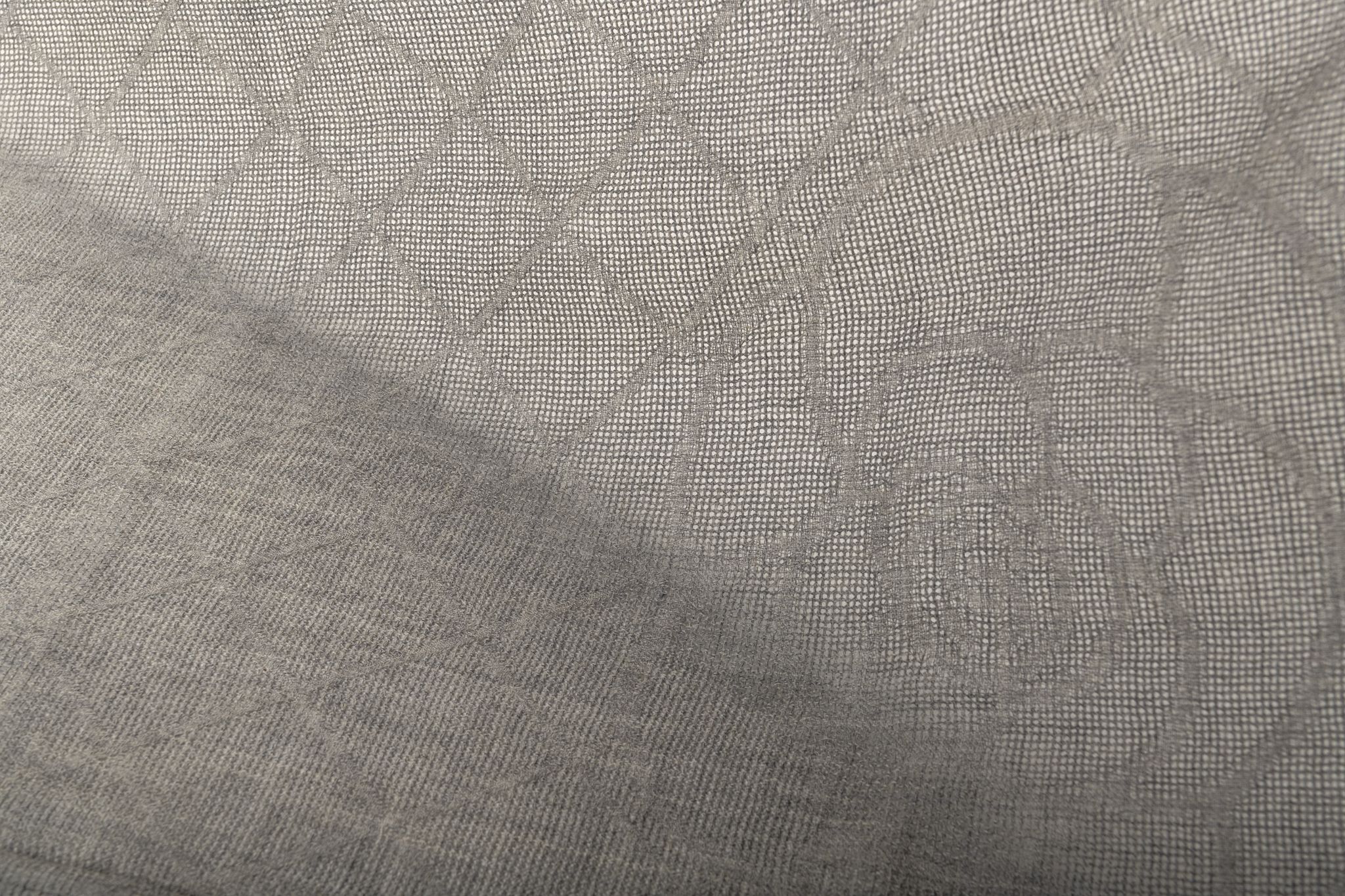 Chanel BN Gray Cashmere Camellia Shawl 5 Chanel BN Gray Cashmere Camellia Shawl