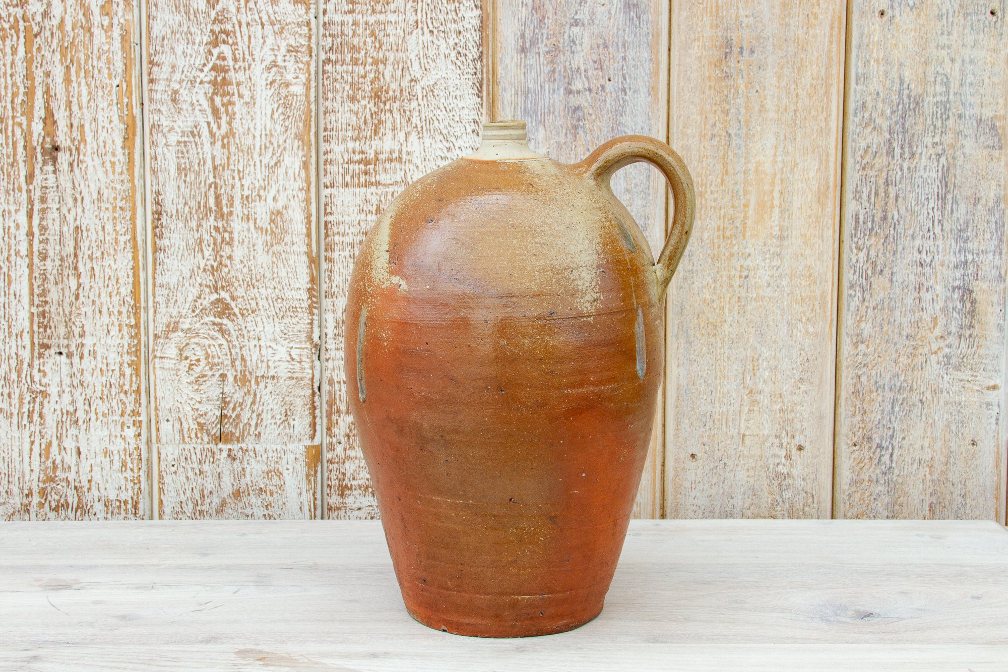 Terracotta Burnished Clay Wine Jug 4 Terracotta Burnished Clay Wine Jug
