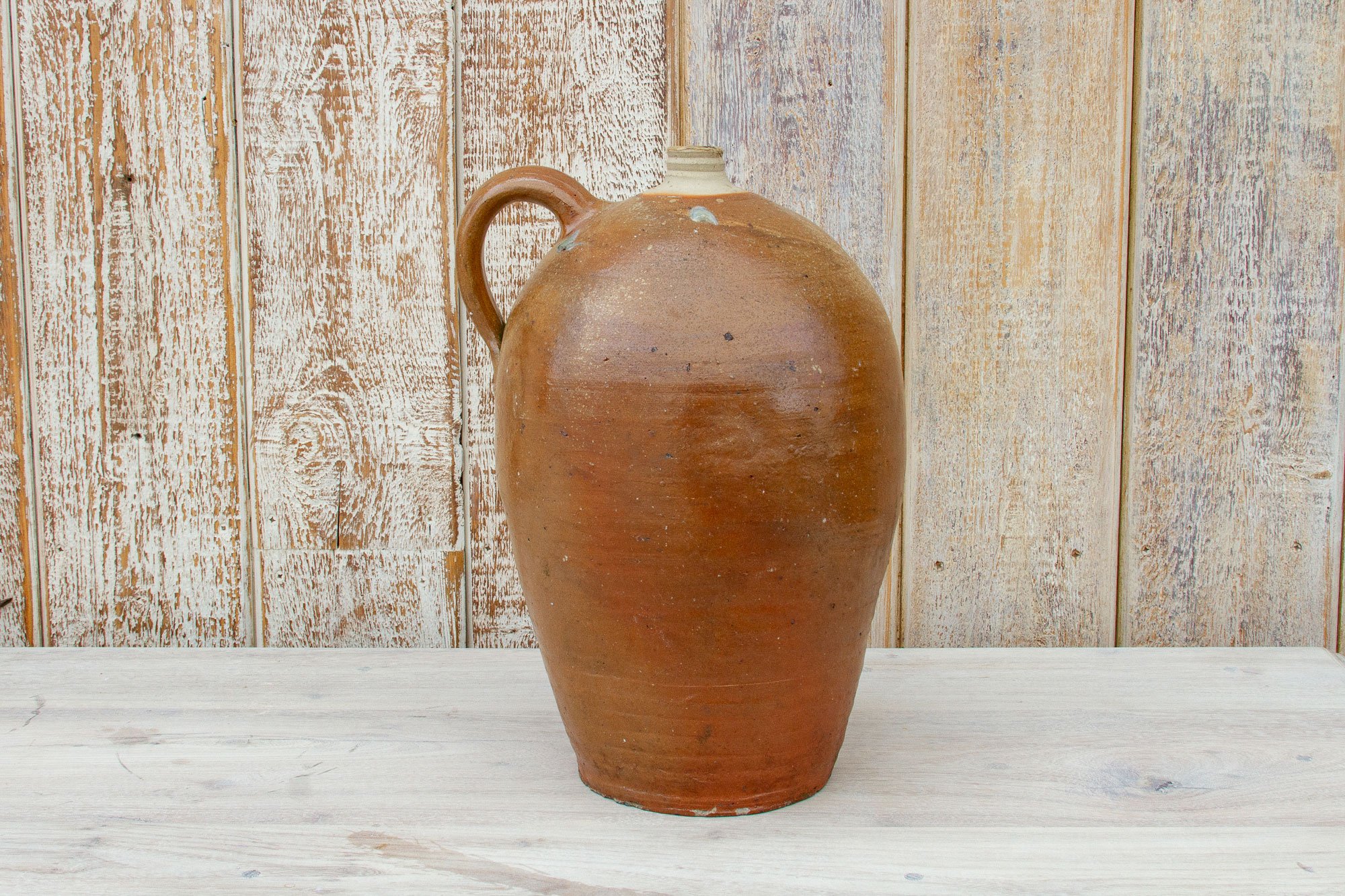 Terracotta Burnished Clay Wine Jug 6 Terracotta Burnished Clay Wine Jug