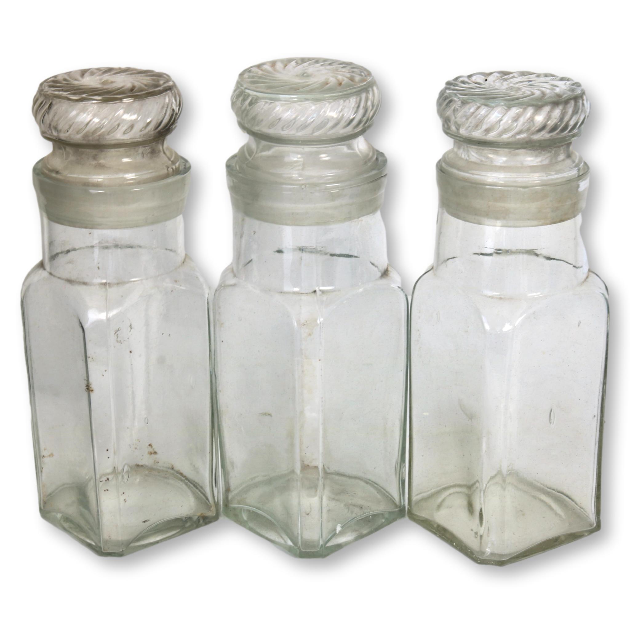 Antique French Apothecary Bottles, S/3 2 Antique French Apothecary Bottles, S/3