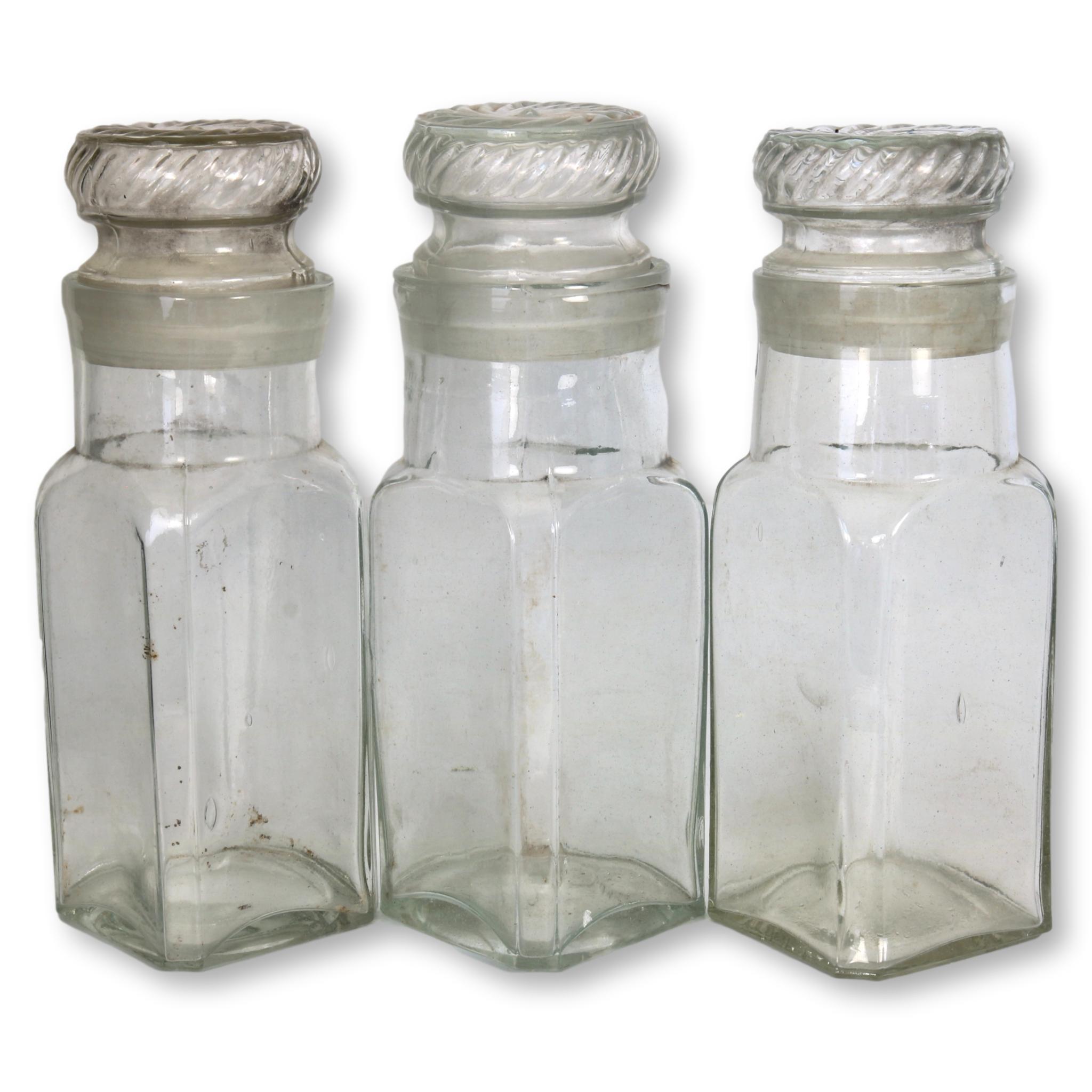 Antique French Apothecary Bottles, S/3 3 Antique French Apothecary Bottles, S/3