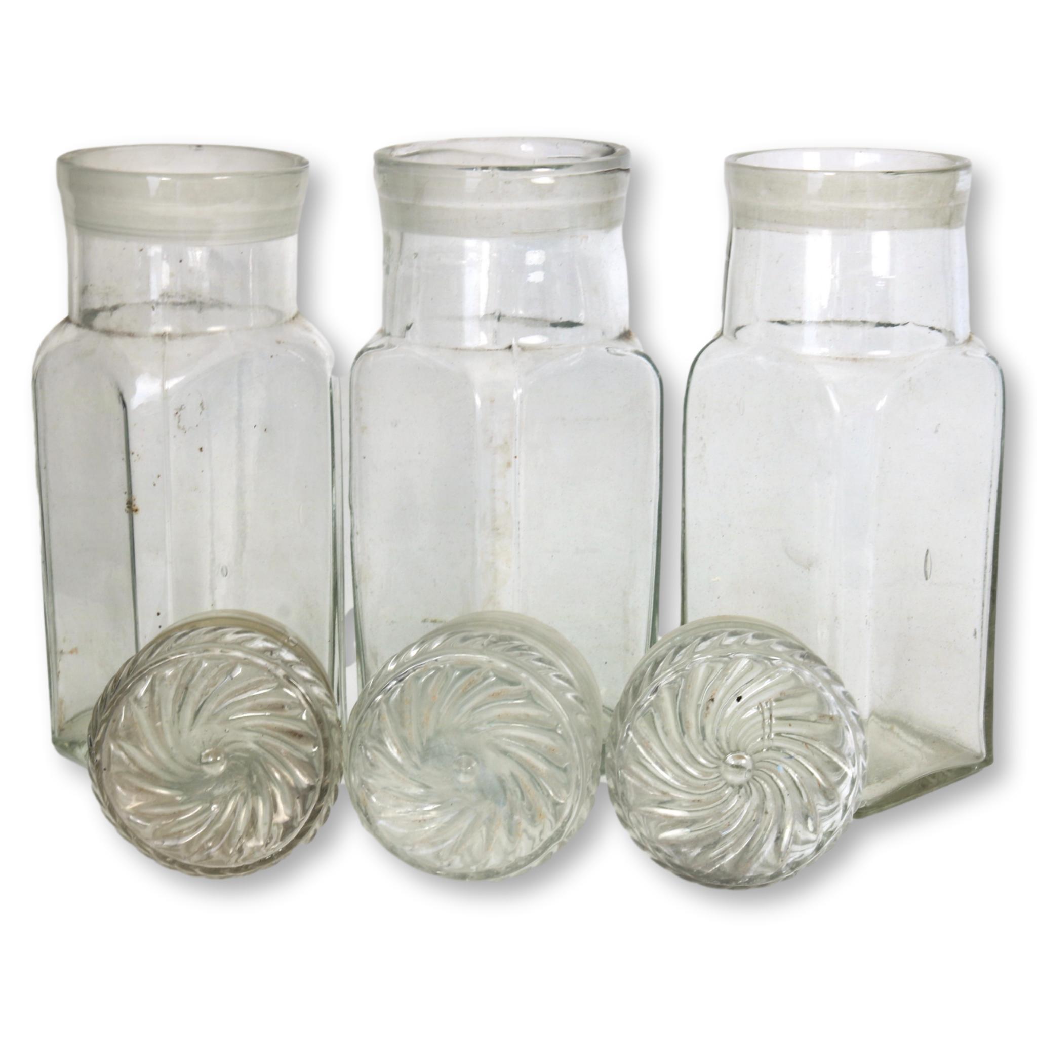 Antique French Apothecary Bottles, S/3 4 Antique French Apothecary Bottles, S/3