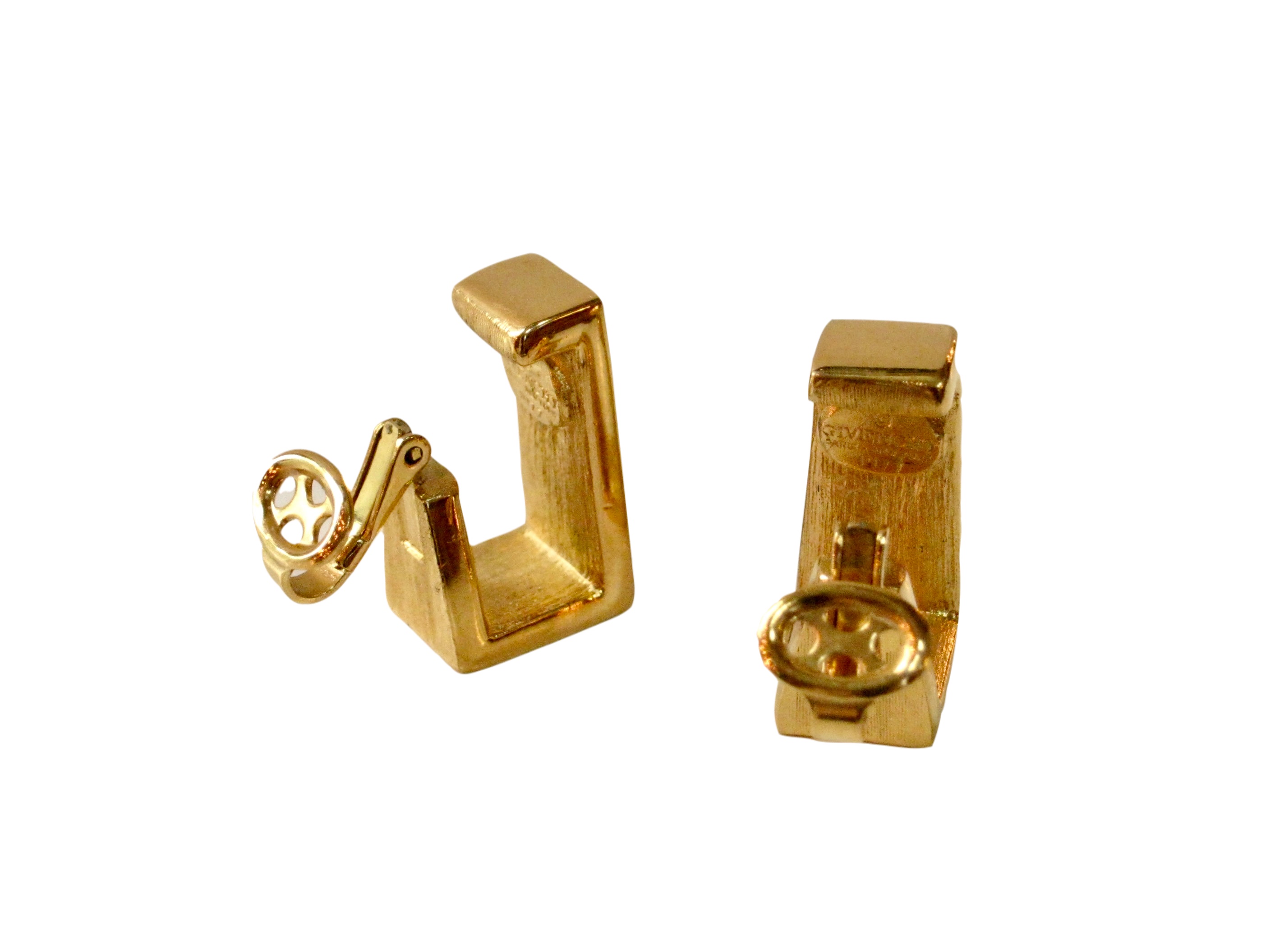 1970s Givenchy Mottled EnamelEarrings 3 1970s Givenchy Mottled EnamelEarrings