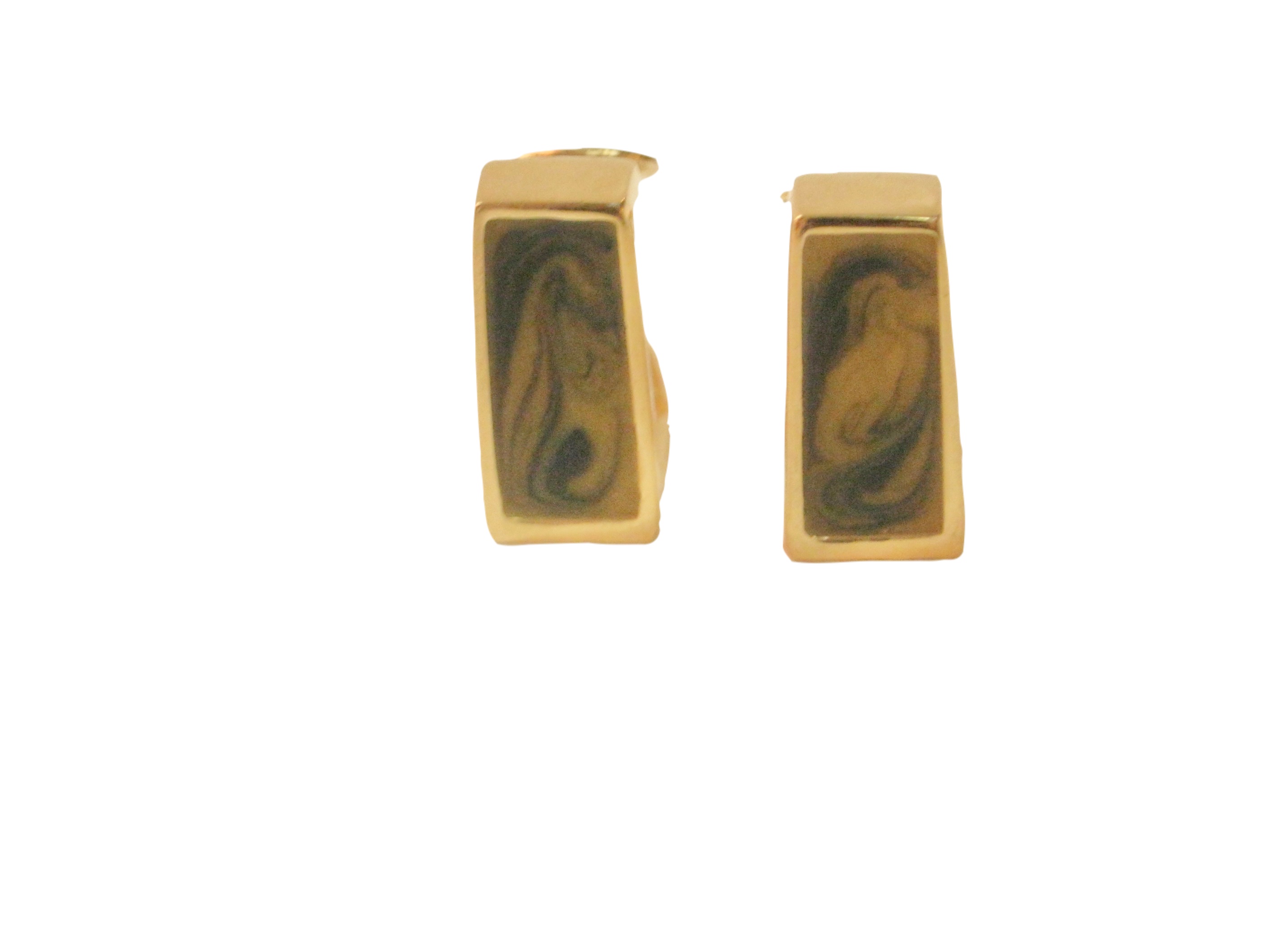 1970s Givenchy Mottled EnamelEarrings 4 1970s Givenchy Mottled EnamelEarrings