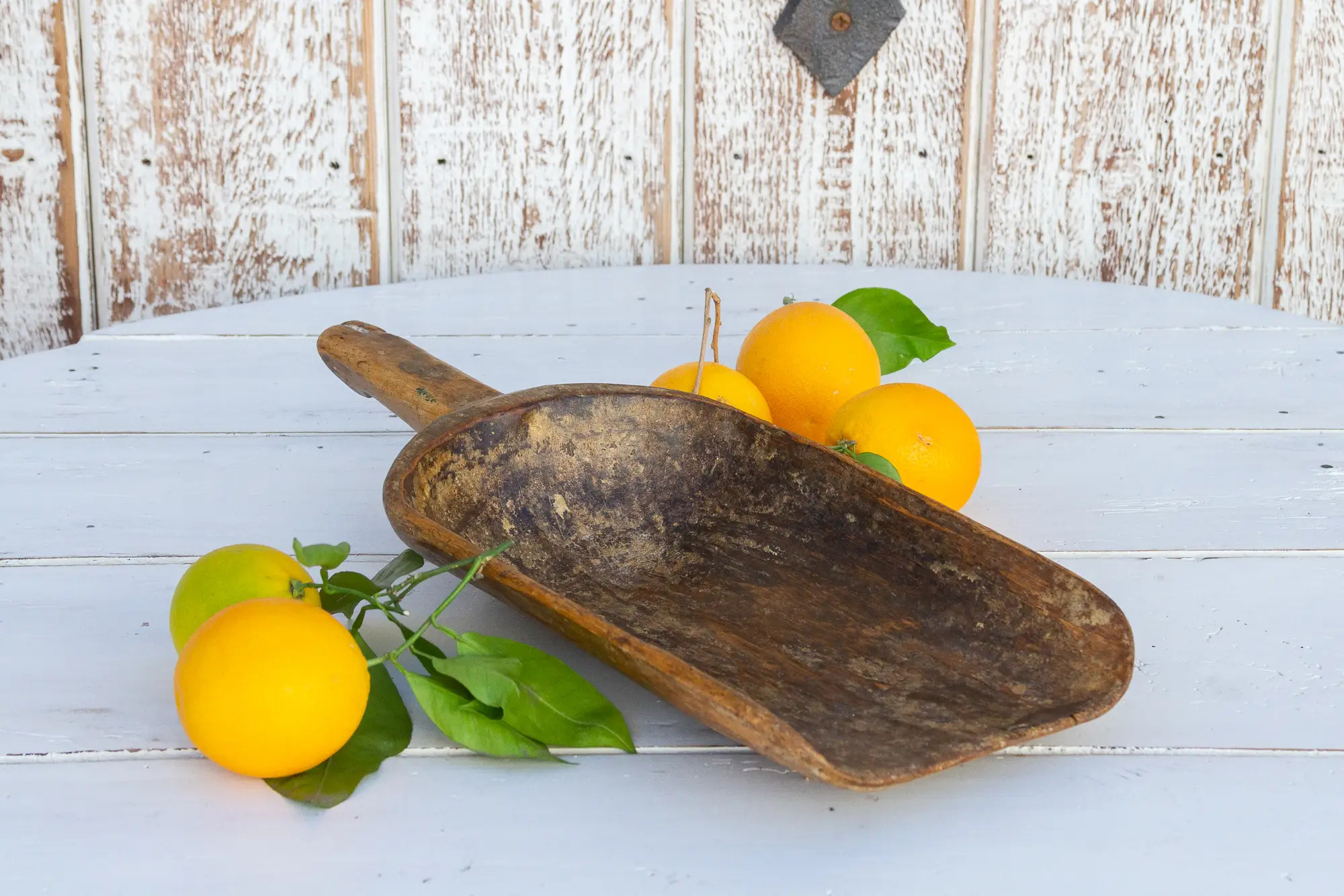Primitive Antique Grain Scoop 2 Primitive Antique Grain Scoop