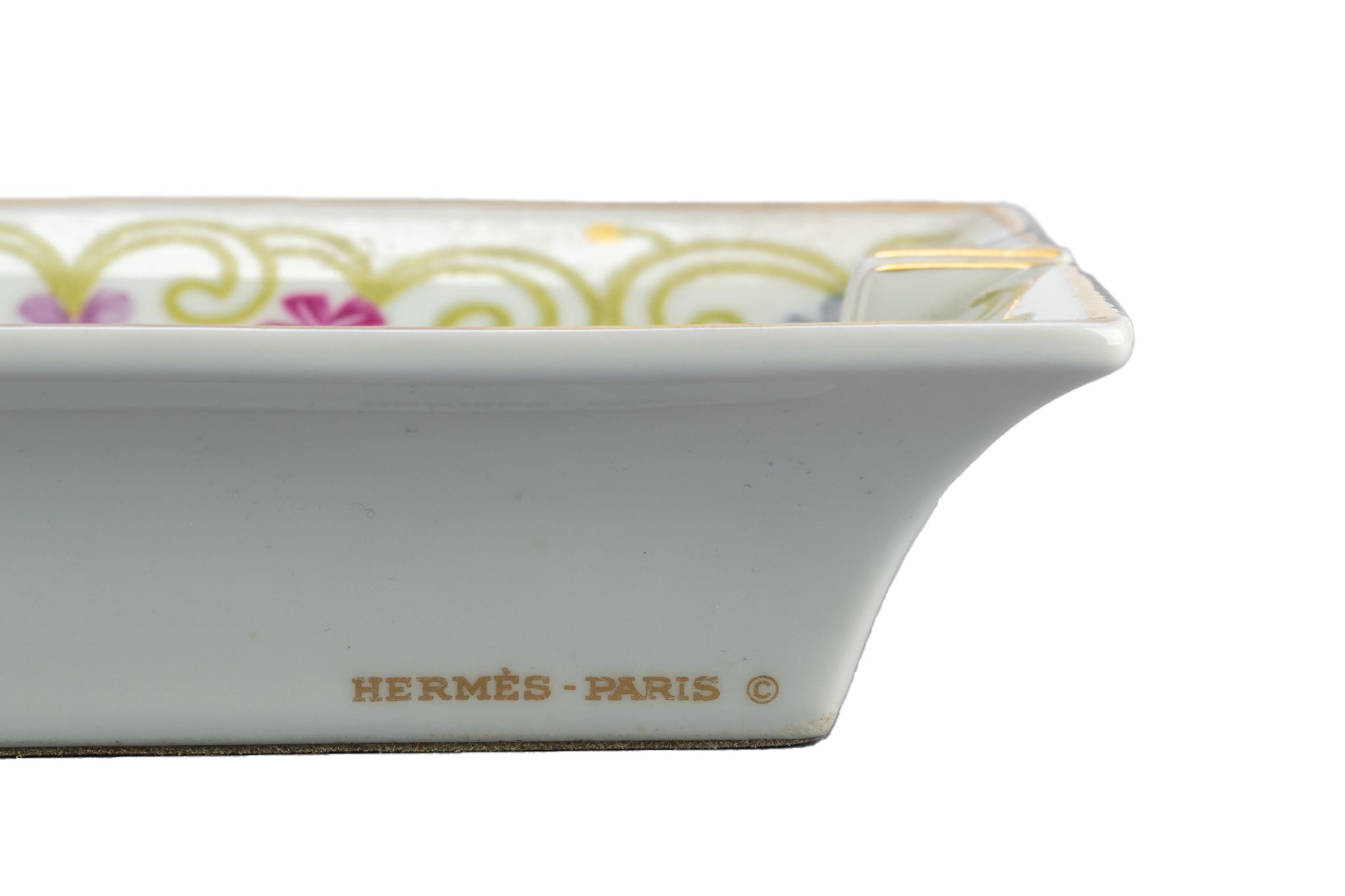 Hermes Flowerpot Porcelain Ashtray 4 Hermes Flowerpot Porcelain Ashtray