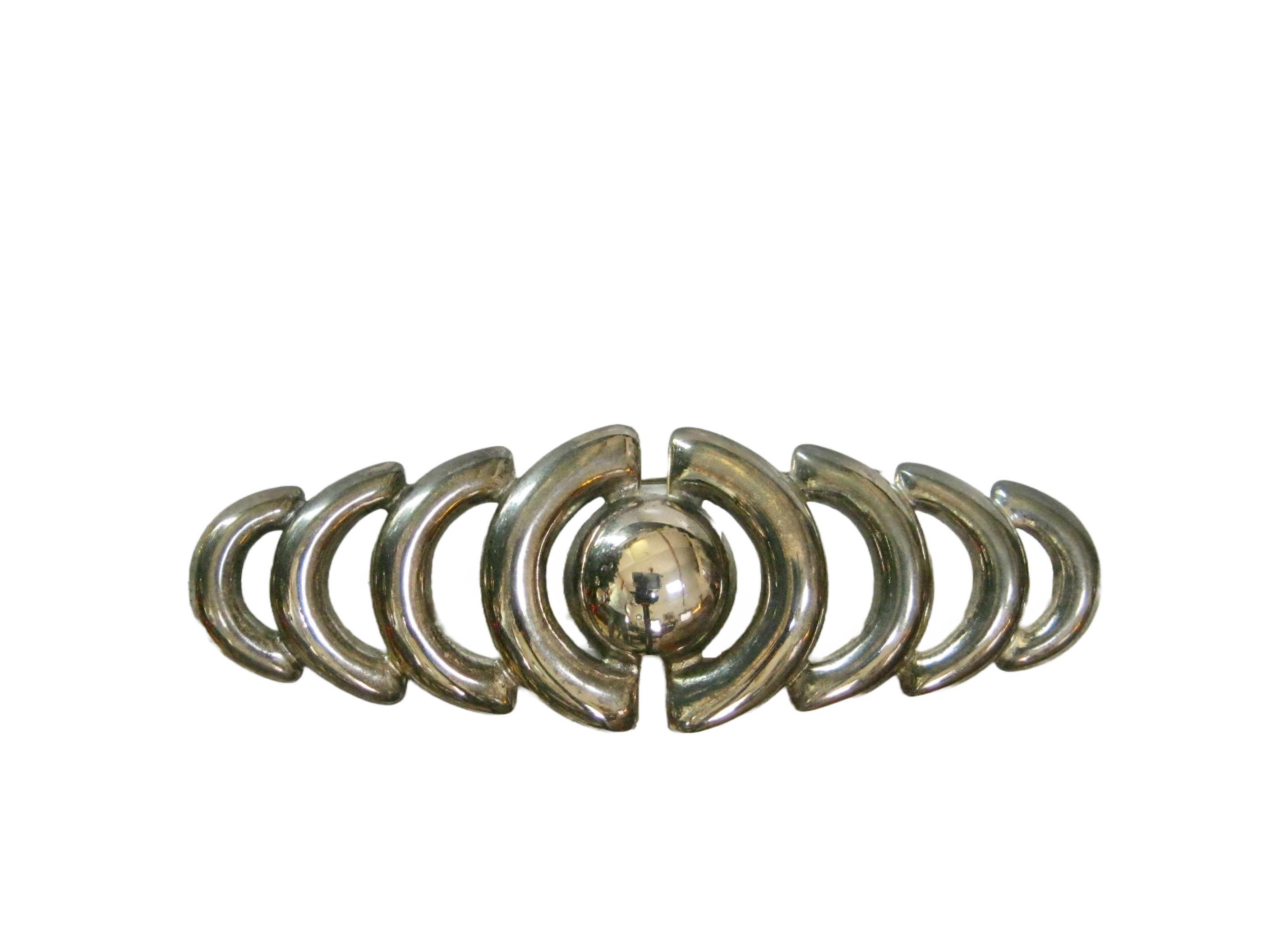 1980s Givenchy Modernist Large Brooch