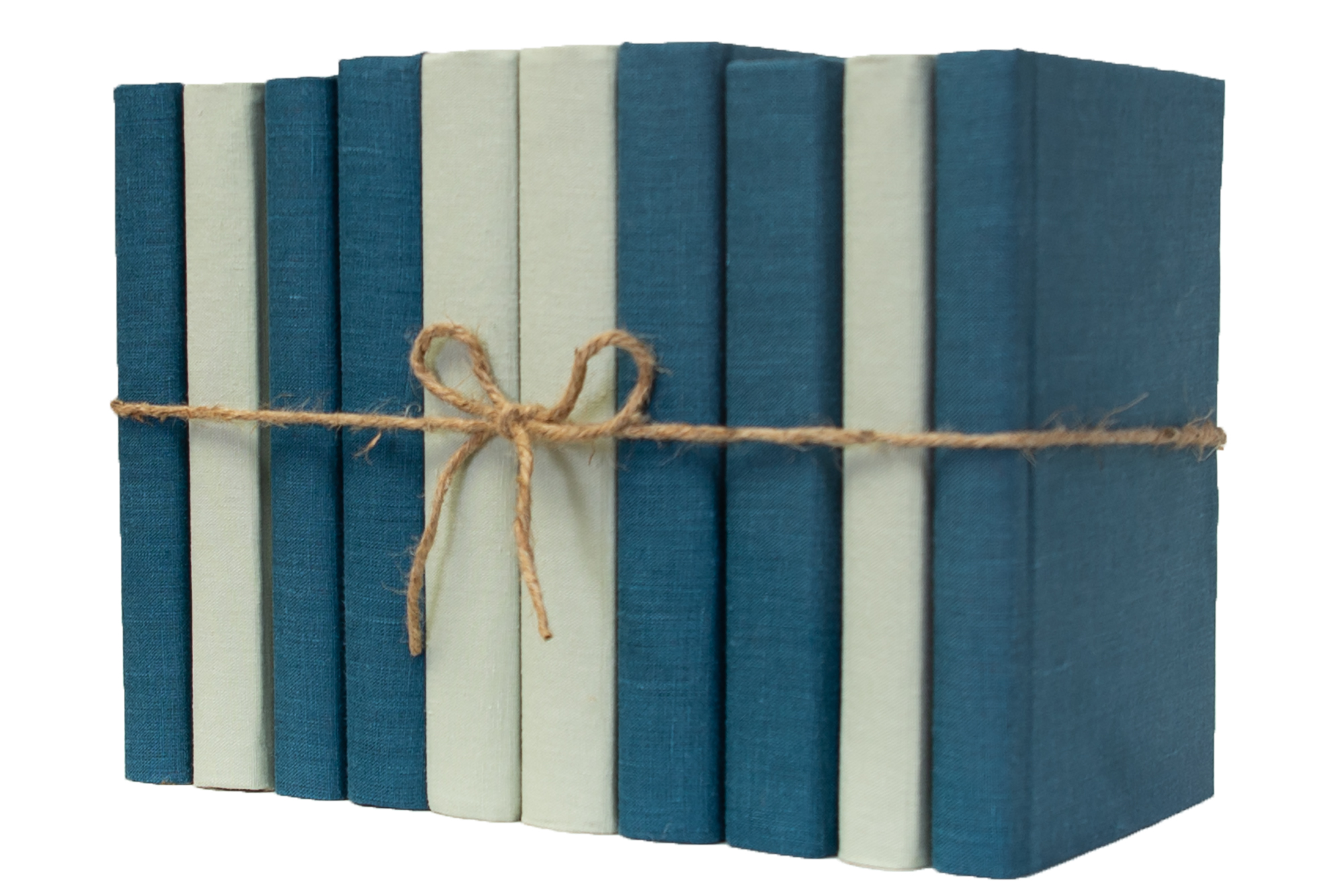 1-Foot Modern Linen Book Bundle, Jade 1 1-Foot Modern Linen Book Bundle, Jade
