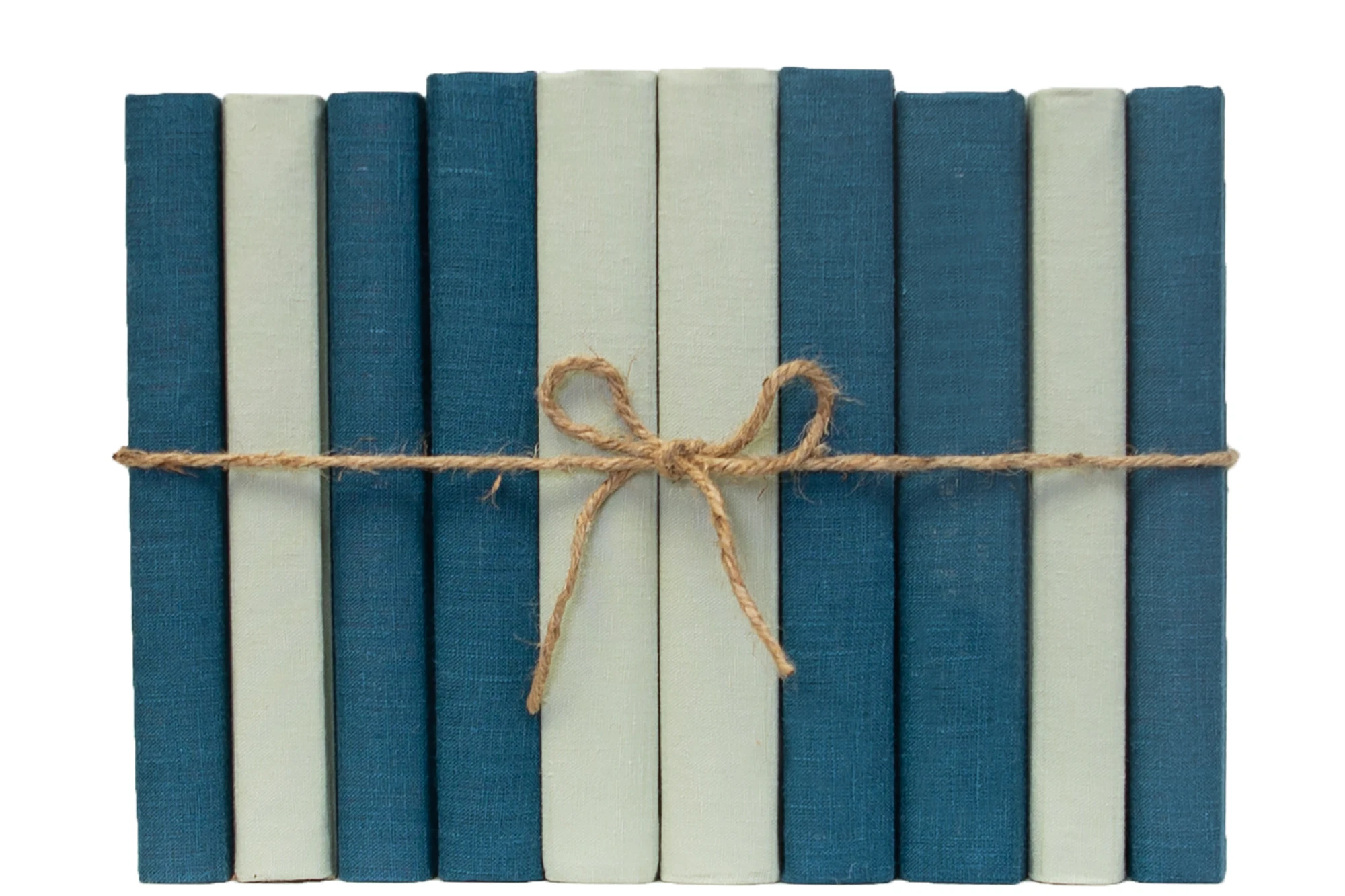 1-Foot Modern Linen Book Bundle, Jade 2 1-Foot Modern Linen Book Bundle, Jade