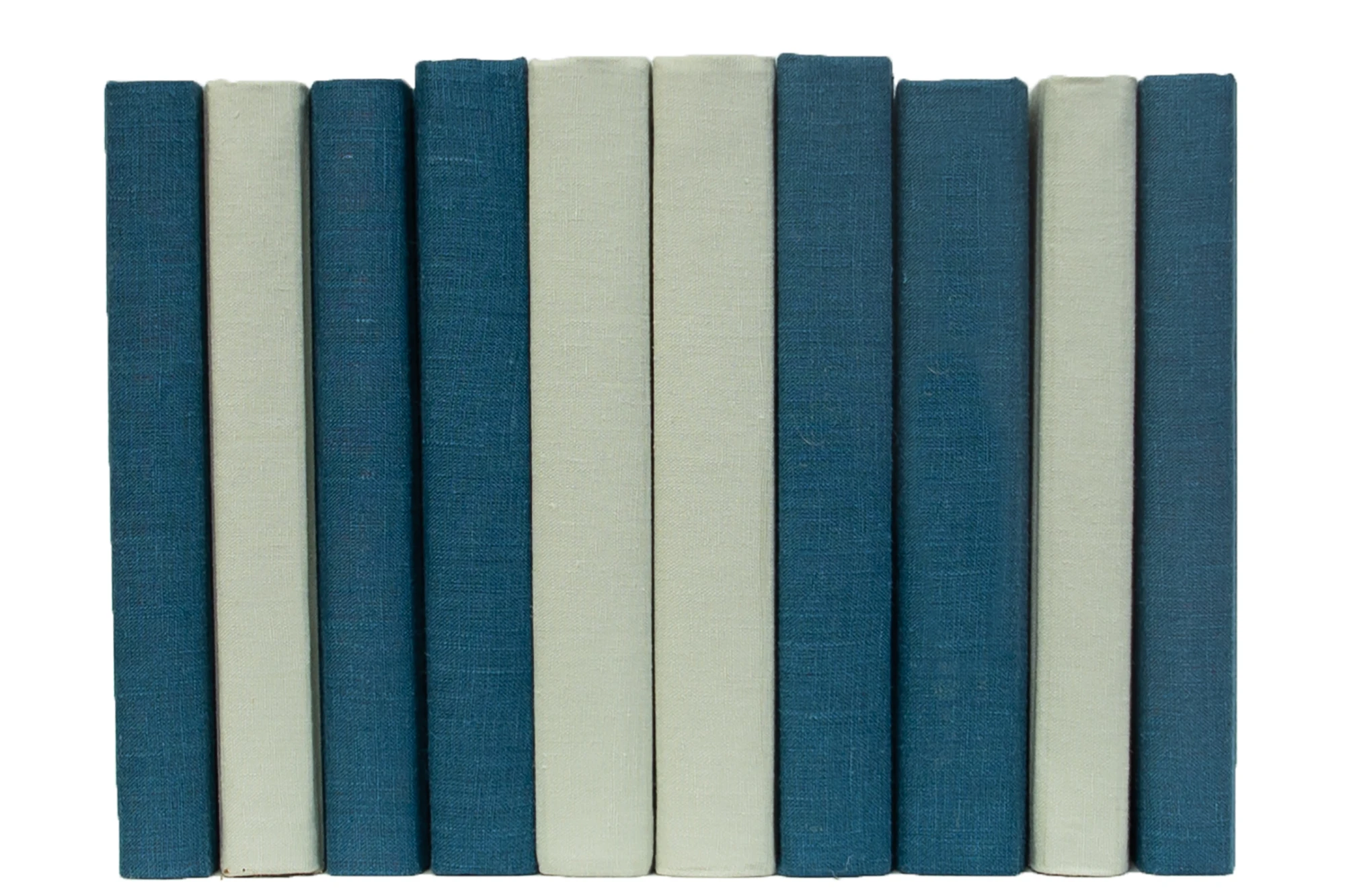 1-Foot Modern Linen Book Bundle, Jade 3 1-Foot Modern Linen Book Bundle, Jade
