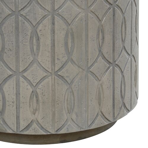 Elouise Indoor/Outdoor End Table, Gray 2 Elouise Indoor/Outdoor End Table, Gray