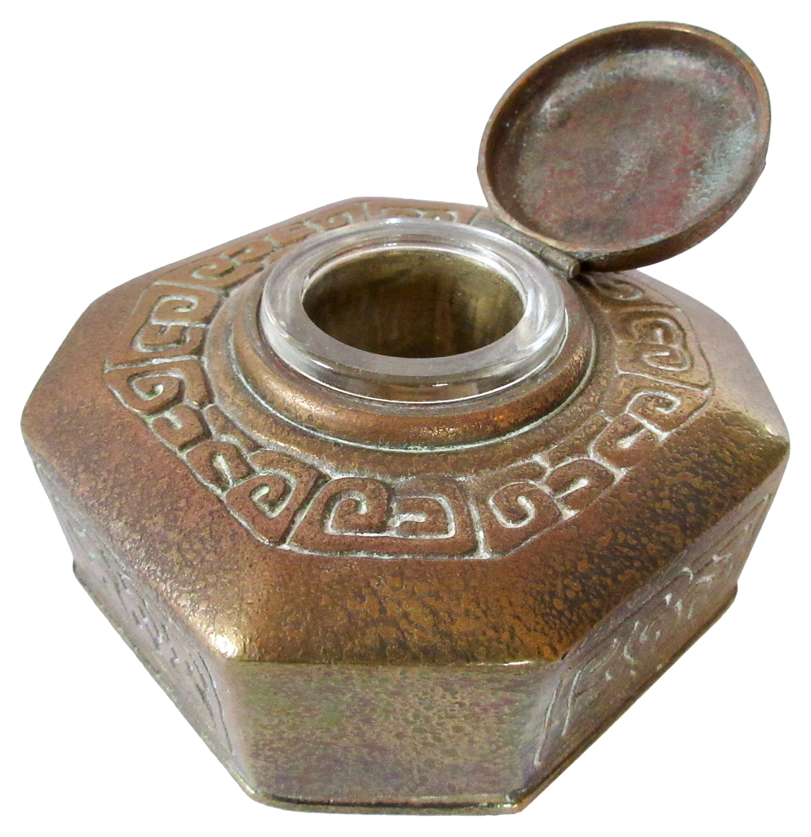 Tiffany Zodiac Inkwell c. 1900