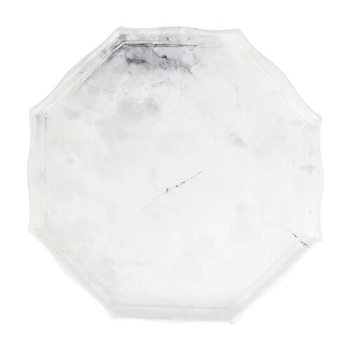 Florentine Wooden Marble Octagonal Tray 1 Florentine Wooden Marble Octagonal Tray