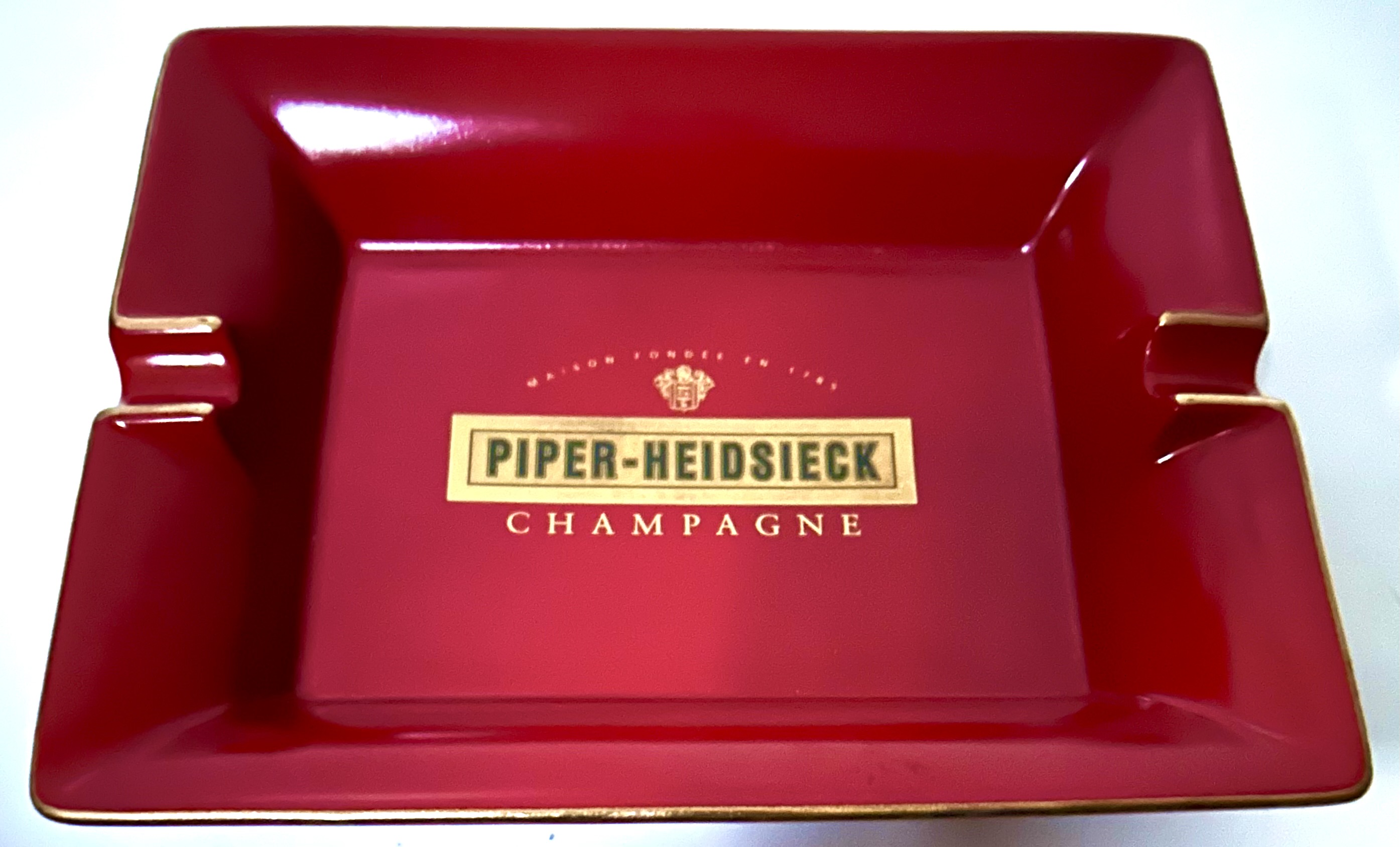 Piper Heidsieck French Cigar Ashtray 3 Piper Heidsieck French Cigar Ashtray