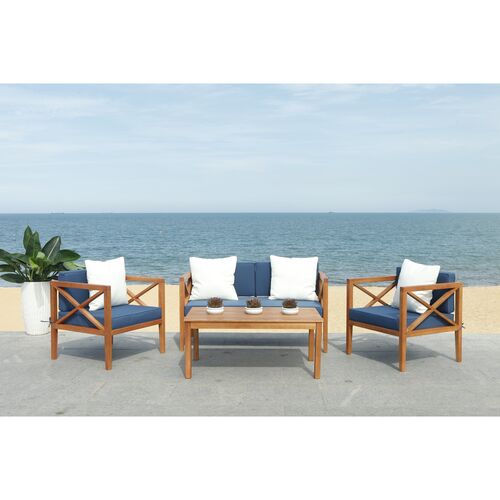 Davenport Outdoor Lounge Set 4 Davenport Outdoor Lounge Set