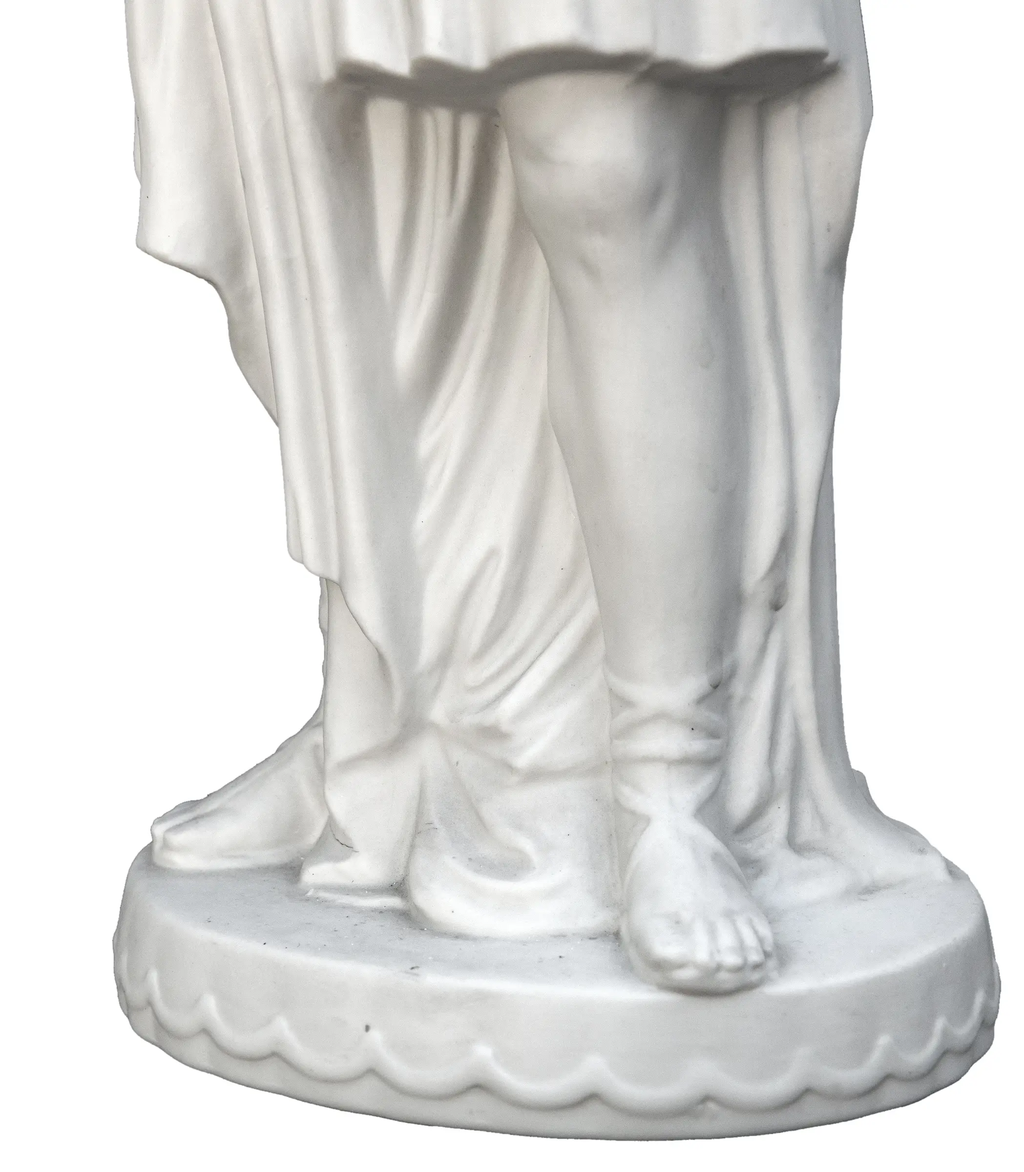 German White Bisque Figurines; a pair 2 German White Bisque Figurines; a pair