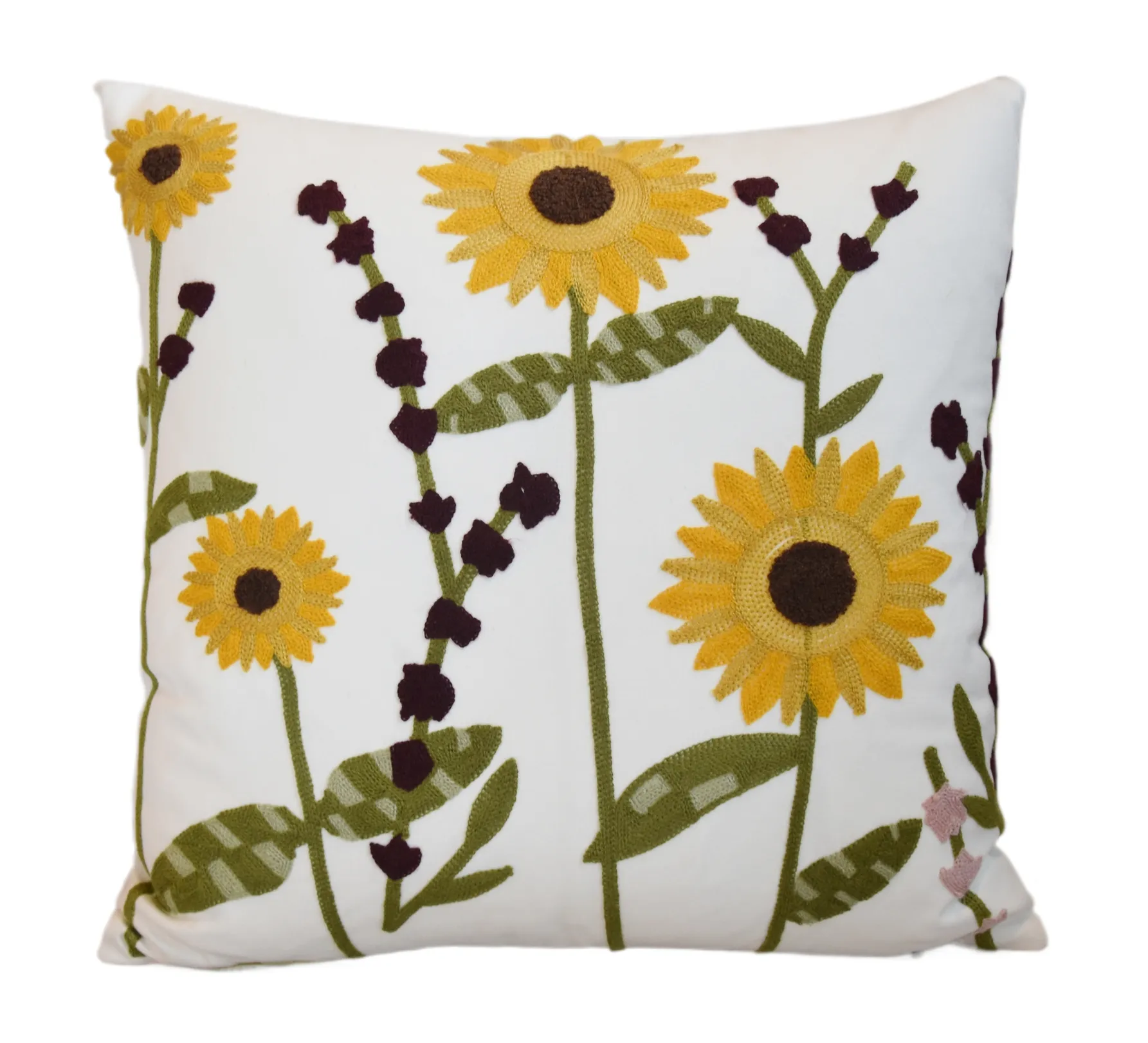 Abstract Woven Sunflower Flowers Pillow 5 Abstract Woven Sunflower Flowers Pillow