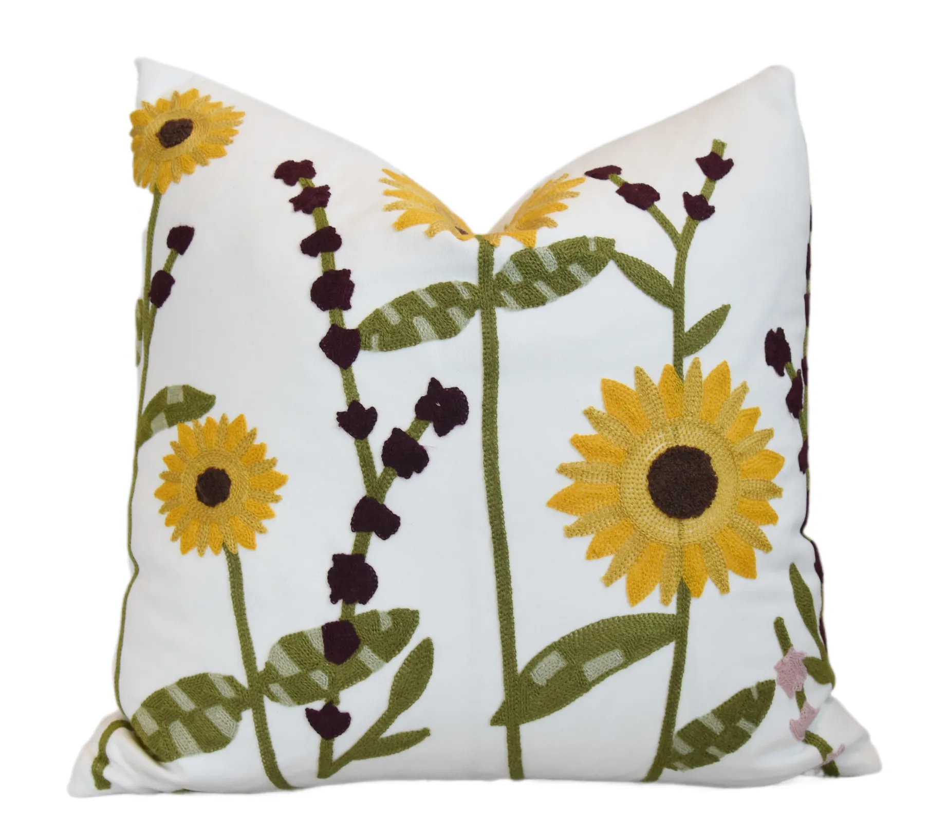 Abstract Woven Sunflower Flowers Pillow 6 Abstract Woven Sunflower Flowers Pillow