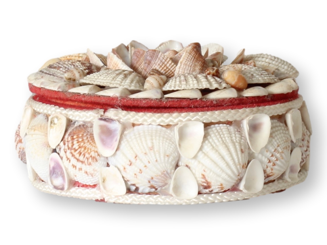 Midcentury Shell Trinket Box 1 Midcentury Shell Trinket Box