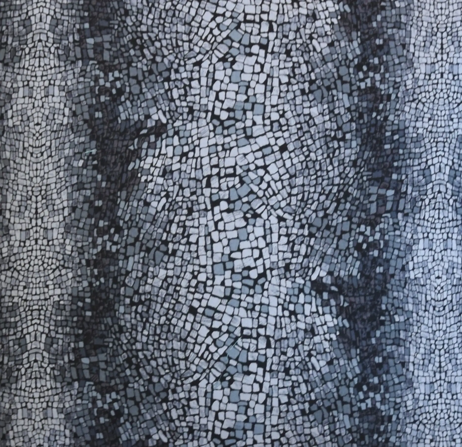 Gray Mosaic Tile Pillows, Pair 2 Gray Mosaic Tile Pillows, Pair