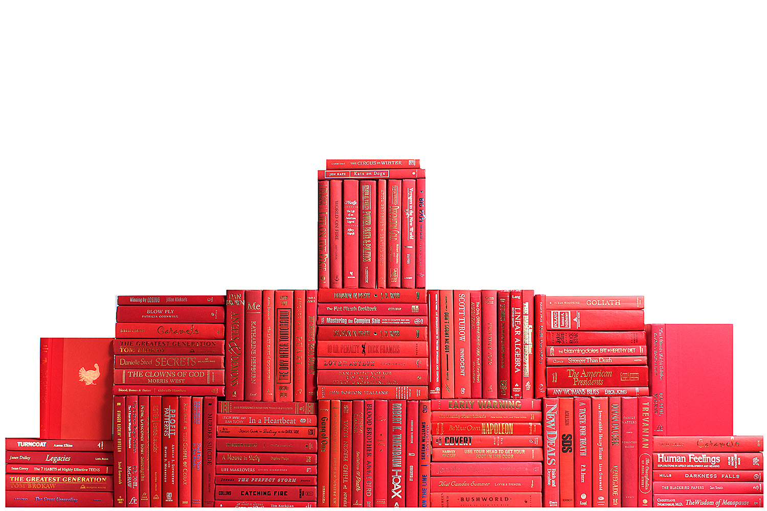 Set of 100 Modern Decorative Book Wall, Orchard 1 Set of 100 Modern Decorative Book Wall, Orchard