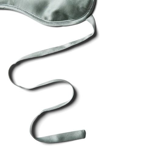 Silk-Filled Eye Mask, Seafoam 3 Silk-Filled Eye Mask, Seafoam